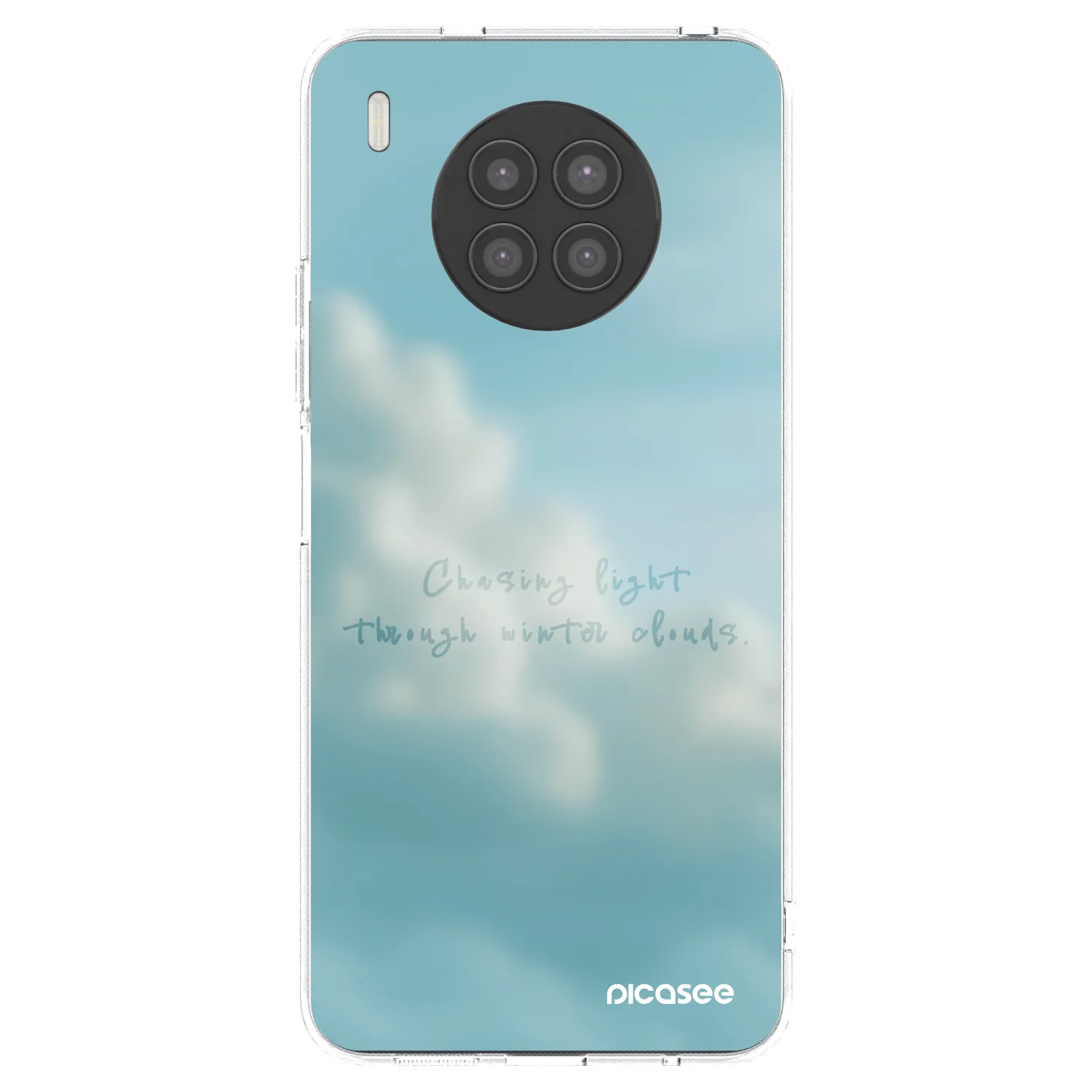 Picasee silikonowe przeźroczyste etui na Huawei Nova 8i - CHASiNG LIGHT
