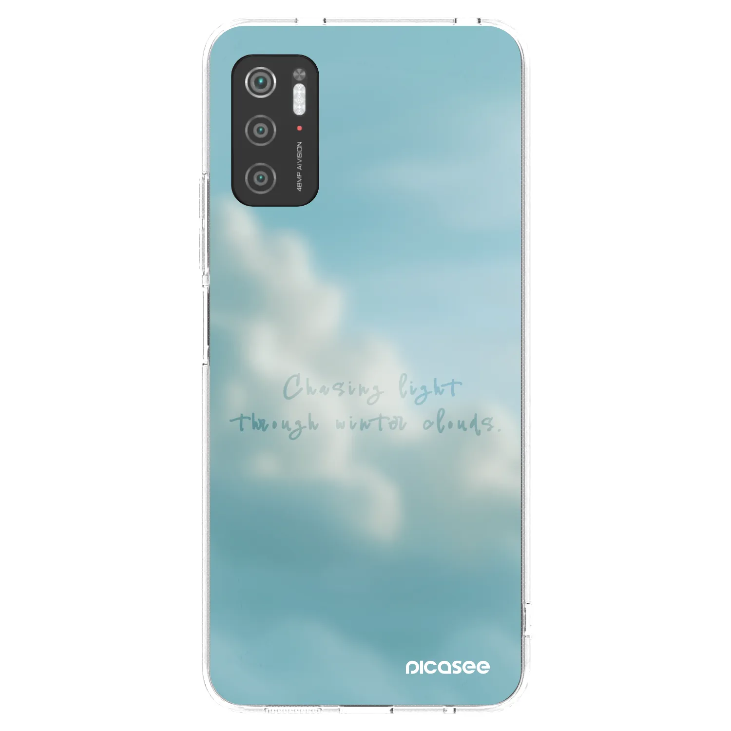 Picasee silikonowe przeźroczyste etui na Xiaomi Poco M3 Pro 5G - CHASiNG LIGHT