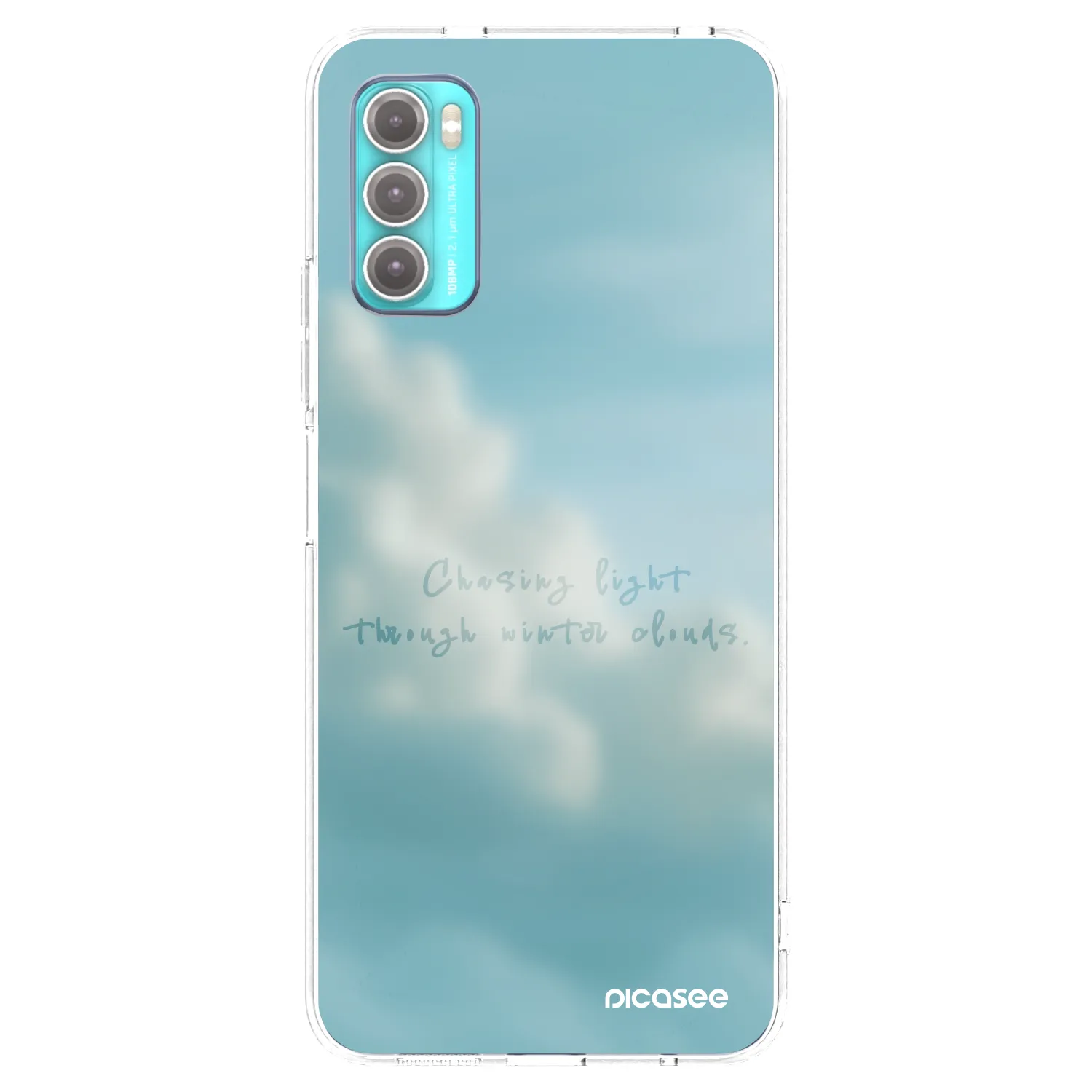 Picasee silikonowe przeźroczyste etui na Motorola Moto G60 - CHASiNG LIGHT