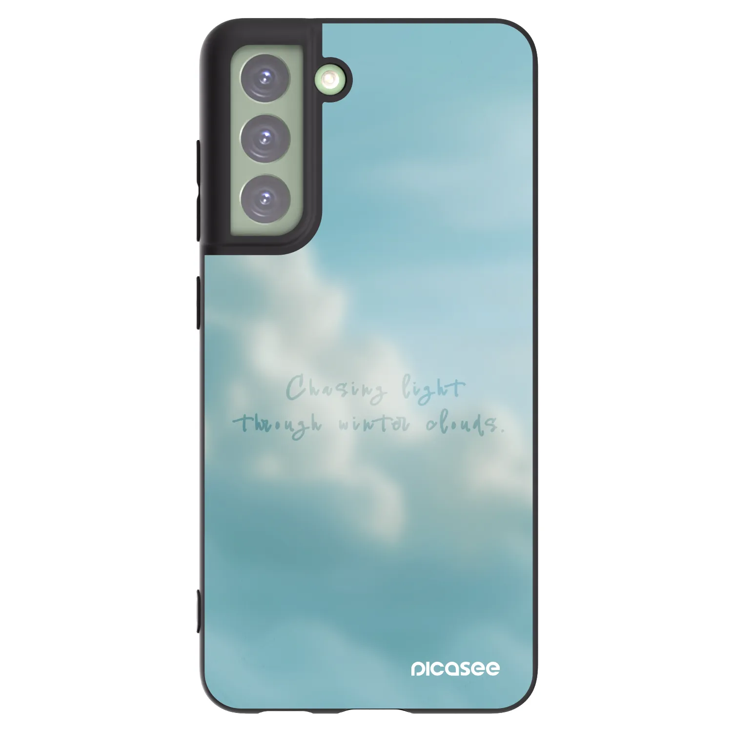 Picasee silikonowe czarne etui na Samsung Galaxy S21 FE 5G - CHASiNG LIGHT