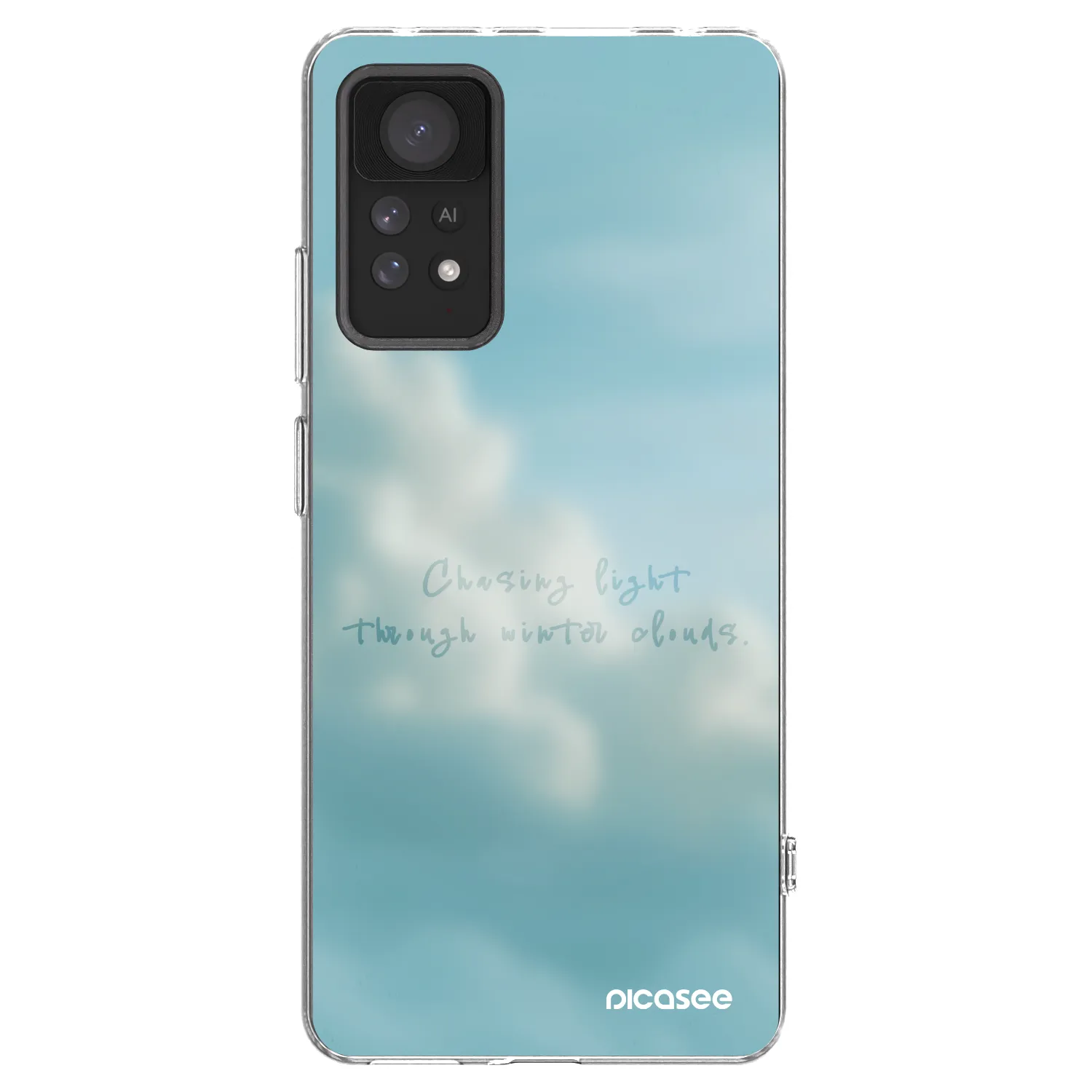 Picasee silikonowe przeźroczyste etui na Xiaomi Redmi Note 11 Pro - CHASiNG LIGHT