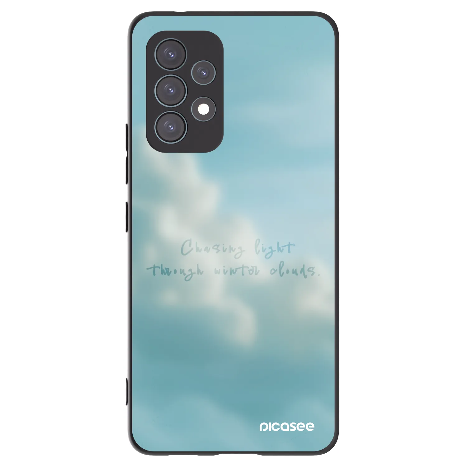 Picasee silikonowe czarne etui na Samsung Galaxy A53 5G A536 - CHASiNG LIGHT
