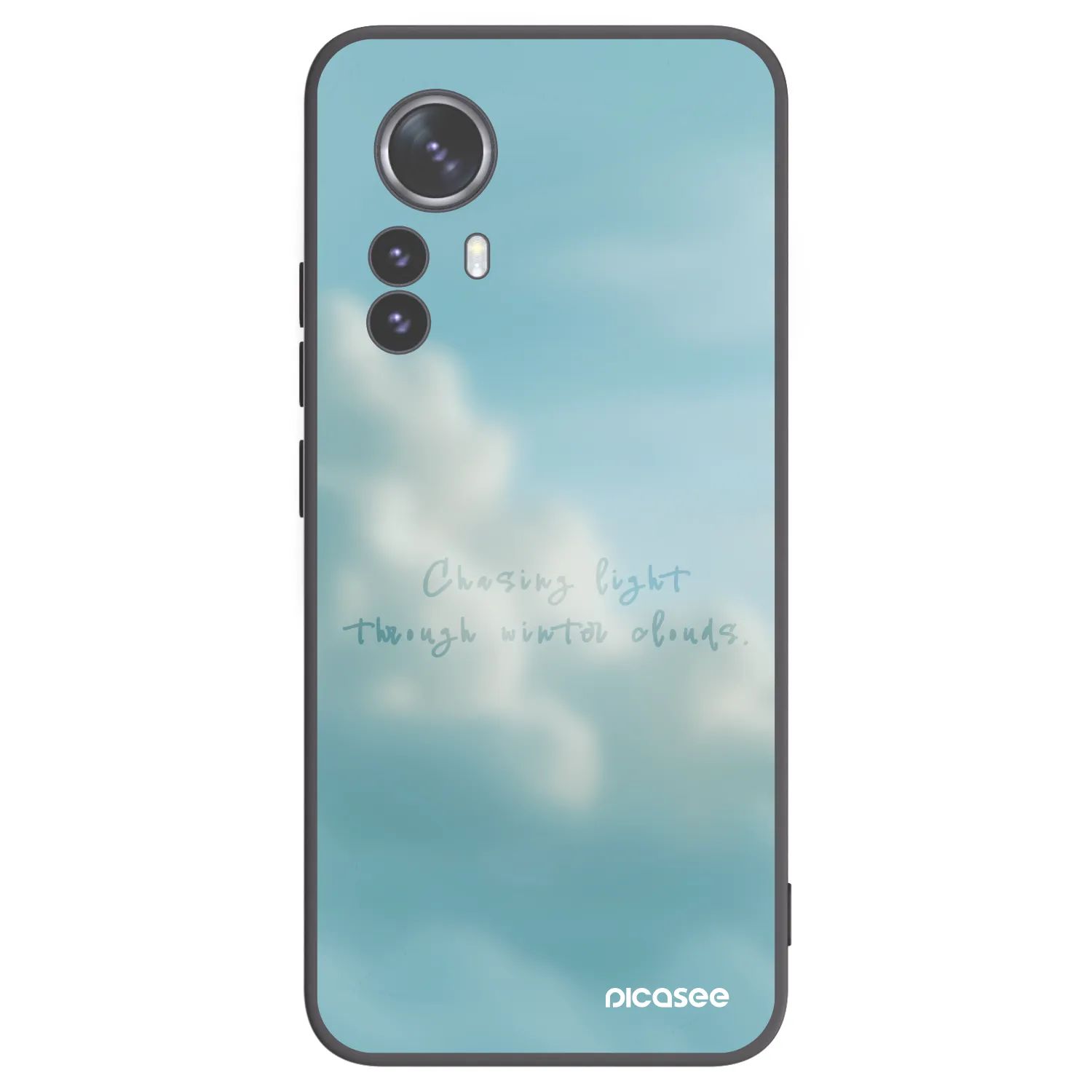 Picasee silikonowe czarne etui na Xiaomi 12 Pro - CHASiNG LIGHT