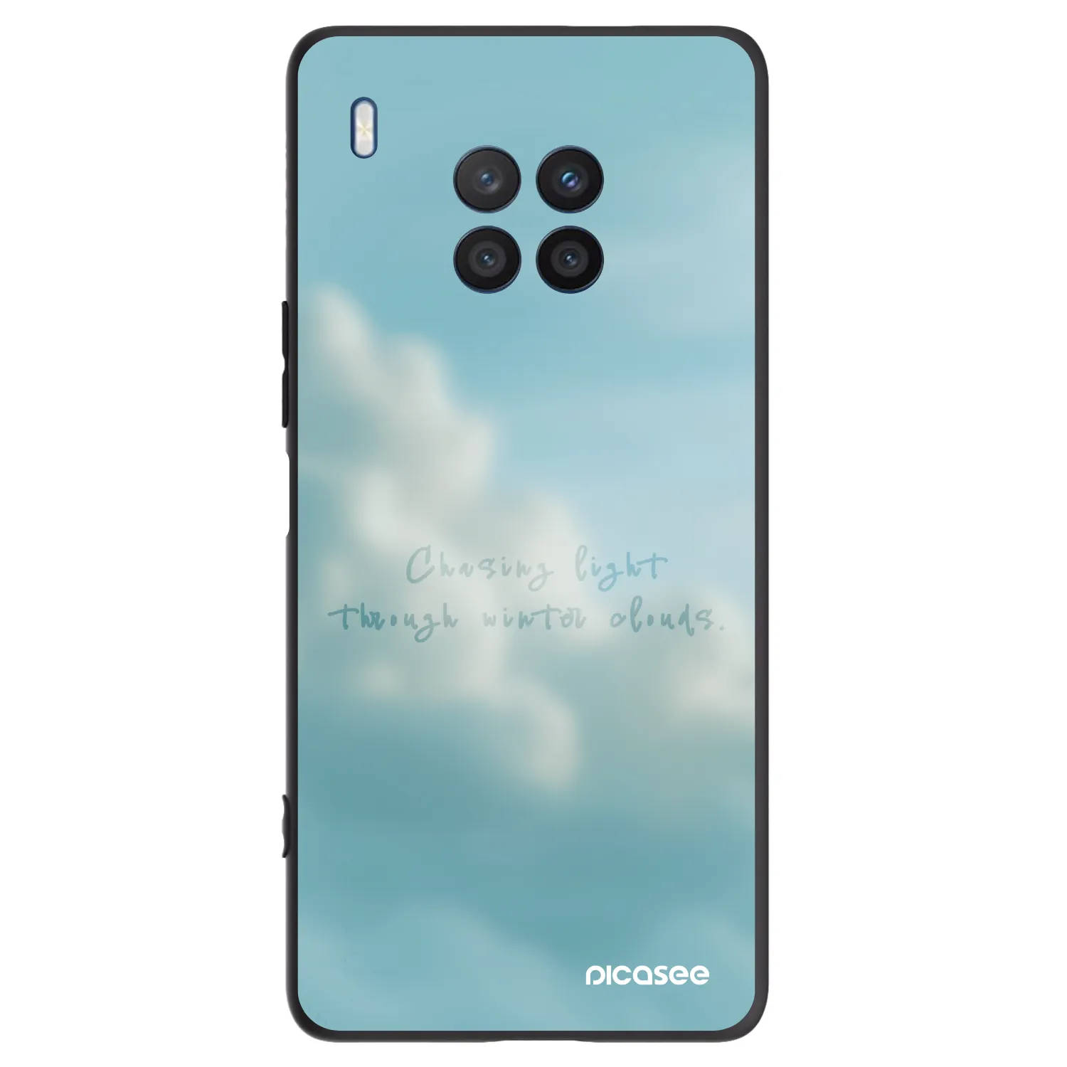 Picasee silikonowe czarne etui na Honor 50 Lite - CHASiNG LIGHT