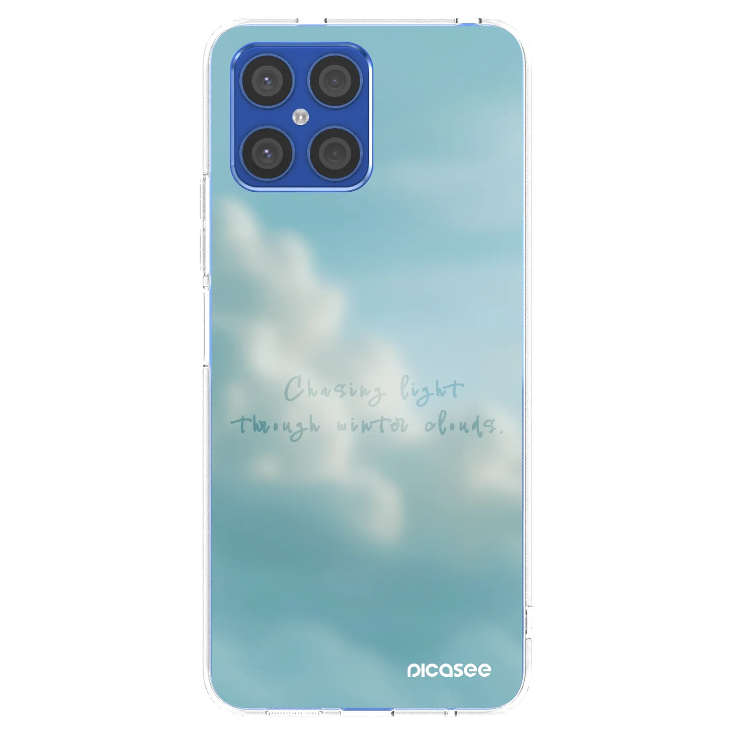Picasee silikonowe przeźroczyste etui na Honor X8 4G - CHASiNG LIGHT