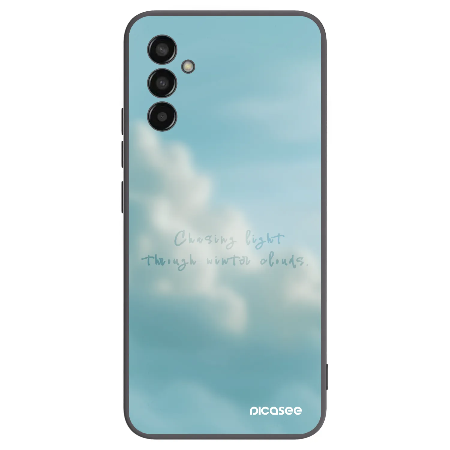 Picasee silikonowe czarne etui na Samsung Galaxy M13 M135F - CHASiNG LIGHT