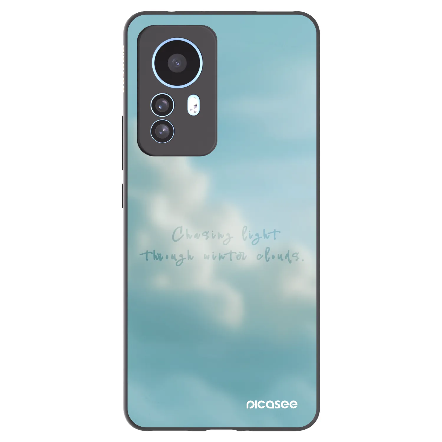 Picasee silikonowe czarne etui na Xiaomi 12T Pro - CHASiNG LIGHT