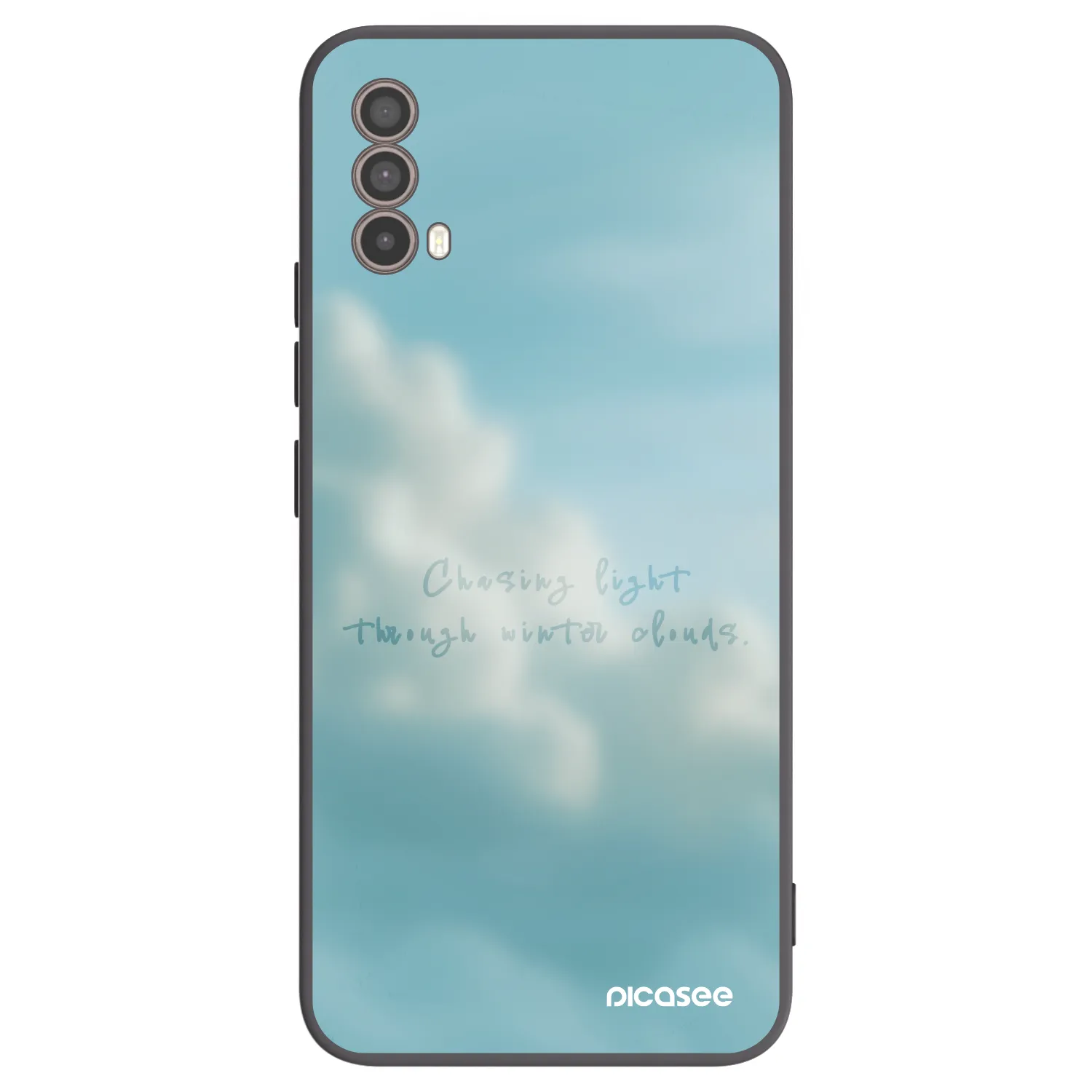 Picasee silikonowe czarne etui na Motorola Moto E40 - CHASiNG LIGHT