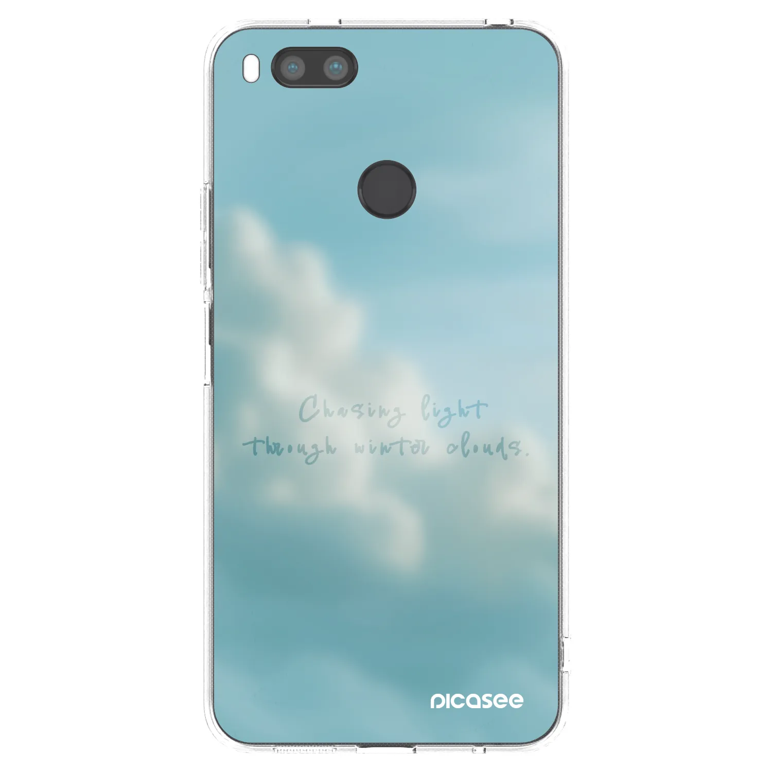 Picasee silikonowe przeźroczyste etui na Xiaomi Redmi A1 - CHASiNG LIGHT