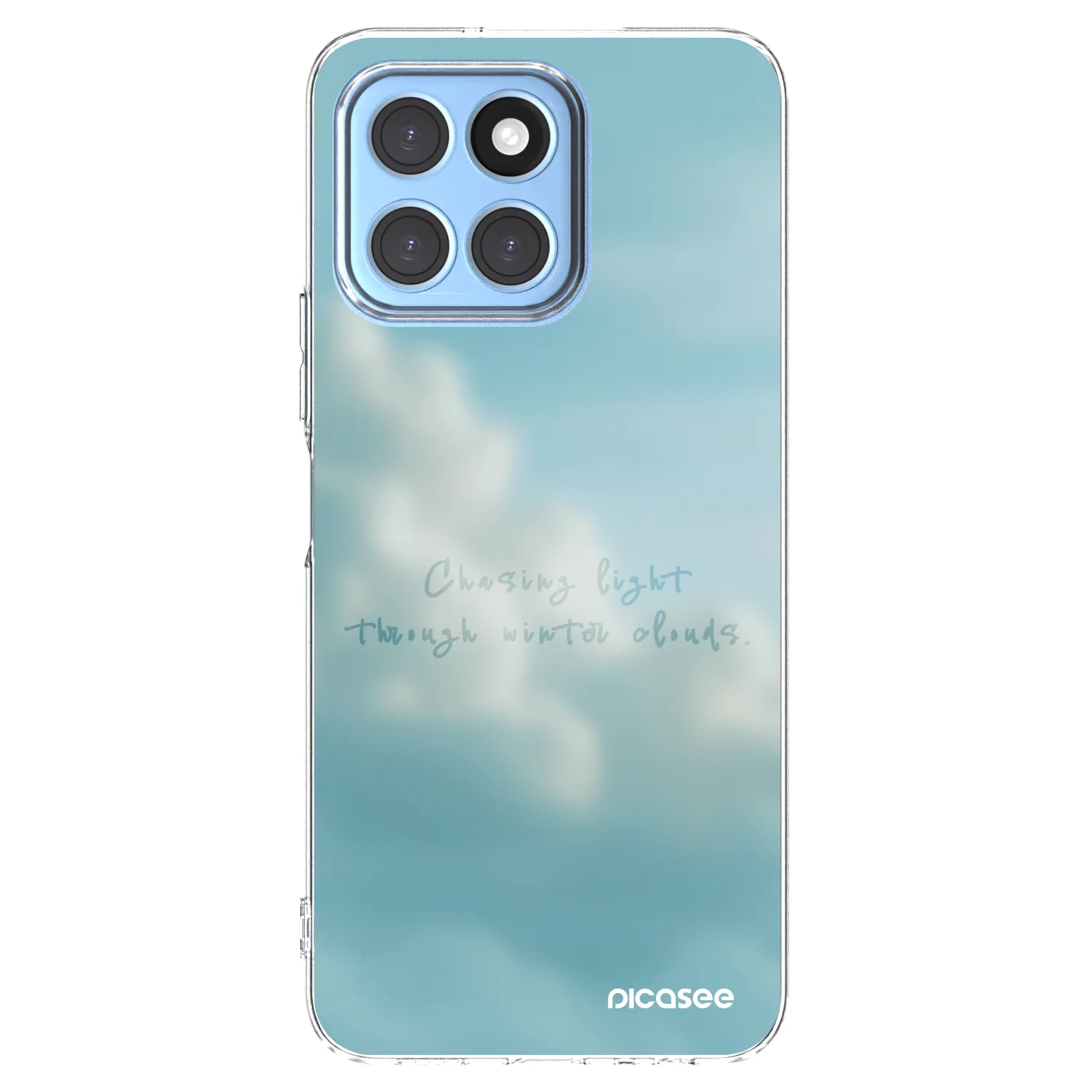 Picasee silikonowe przeźroczyste etui na Honor X8 5G - CHASiNG LIGHT