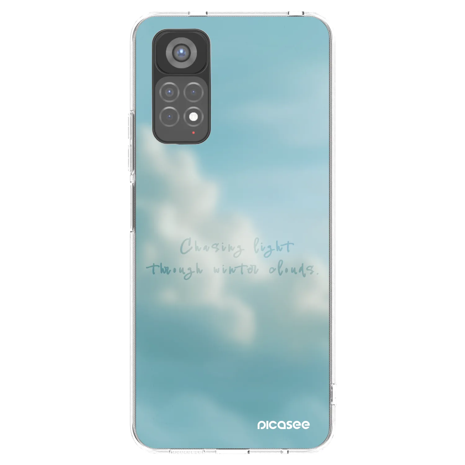 Picasee silikonowe przeźroczyste etui na Xiaomi Redmi Note 11S 5G - CHASiNG LIGHT