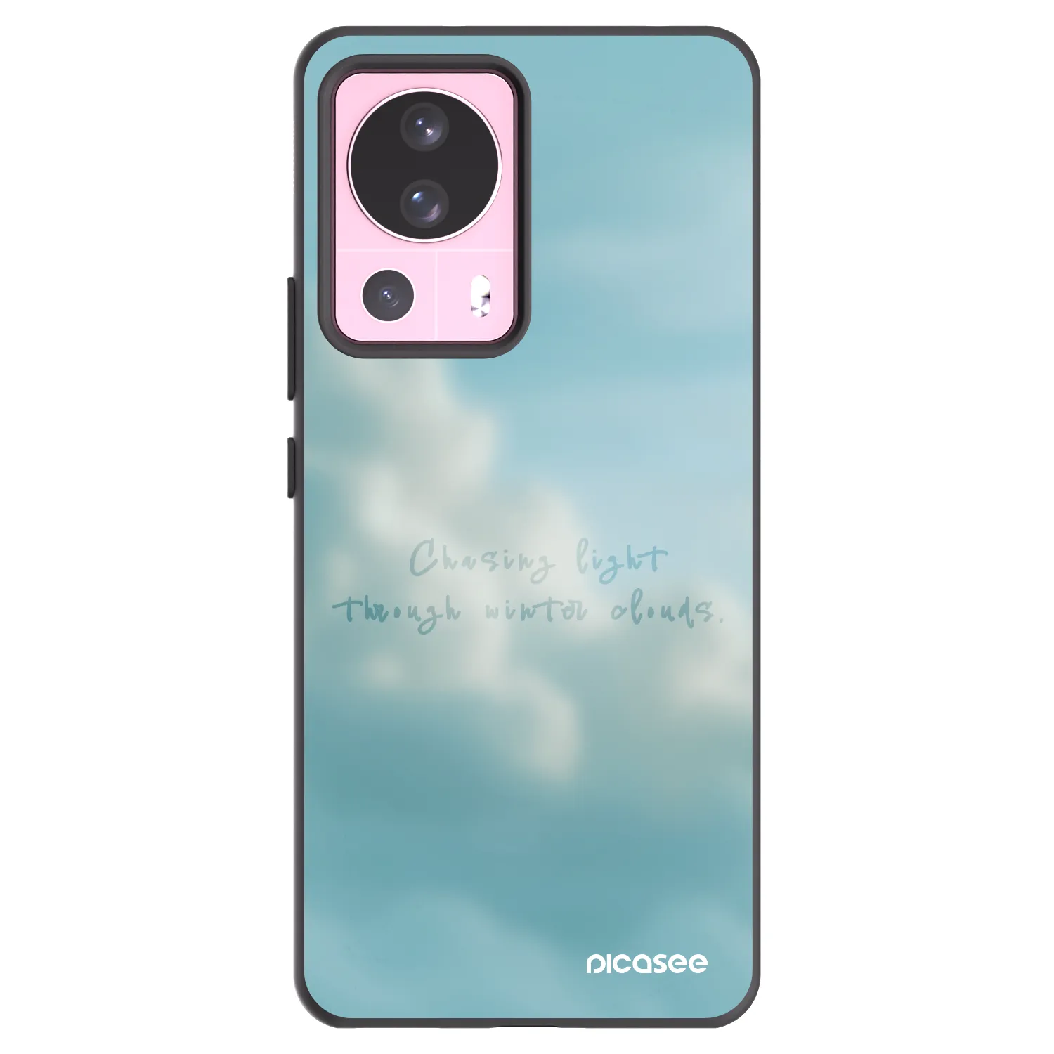 Picasee silikonowe czarne etui na Xiaomi 13 Lite - CHASiNG LIGHT