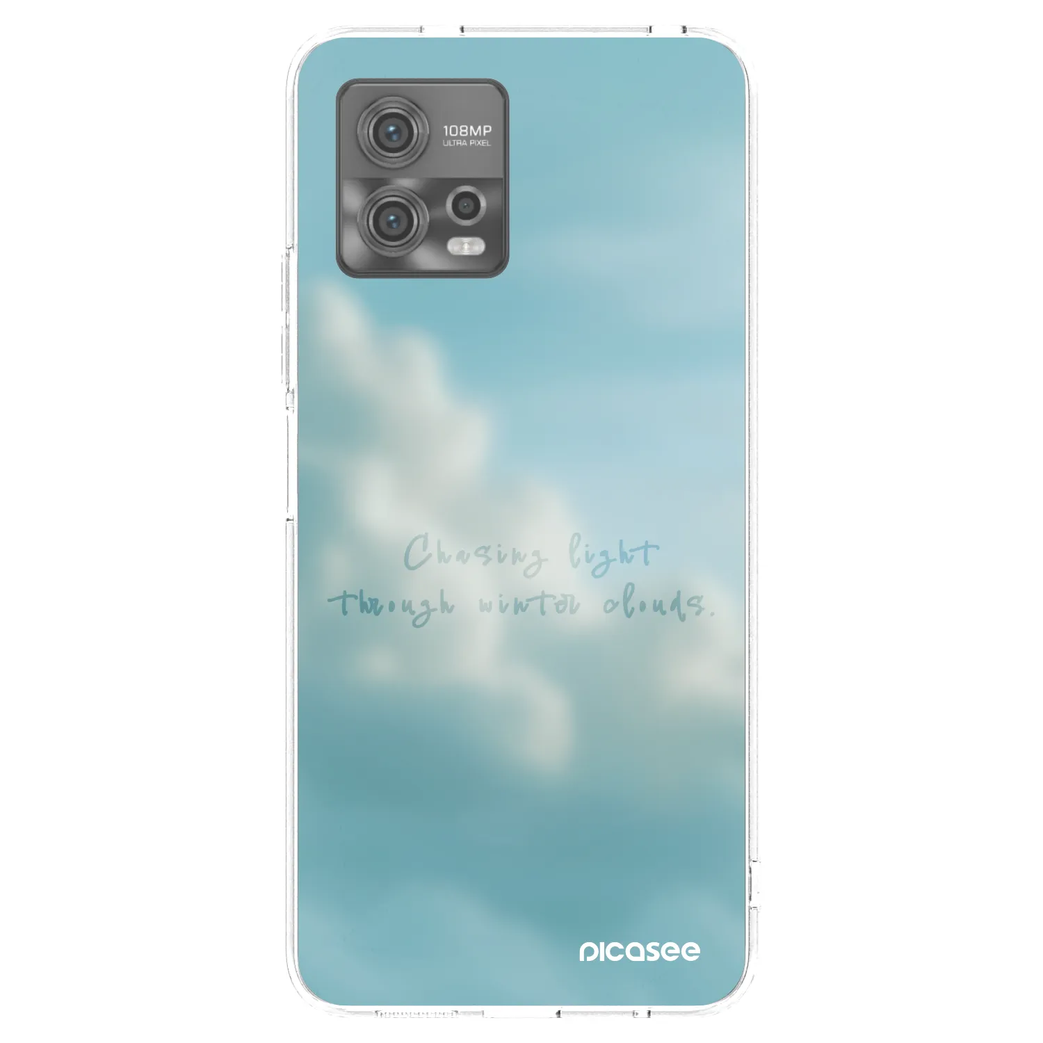 Picasee silikonowe przeźroczyste etui na Motorola Moto G72 - CHASiNG LIGHT