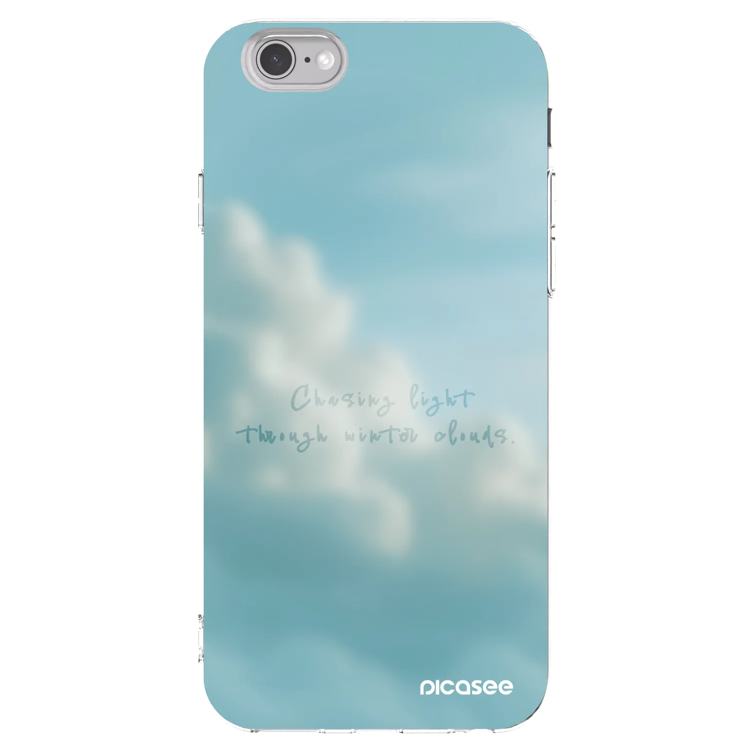 Picasee silikonowe przeźroczyste etui na Apple iPhone 6/6S - CHASiNG LIGHT