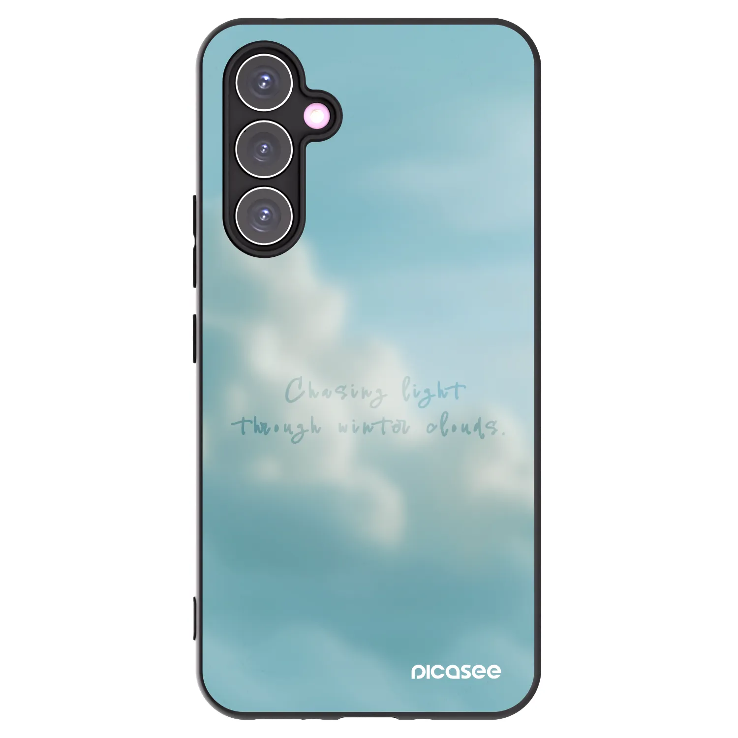 Picasee silikonowe czarne etui na Samsung Galaxy A54 5G A546B - CHASiNG LIGHT