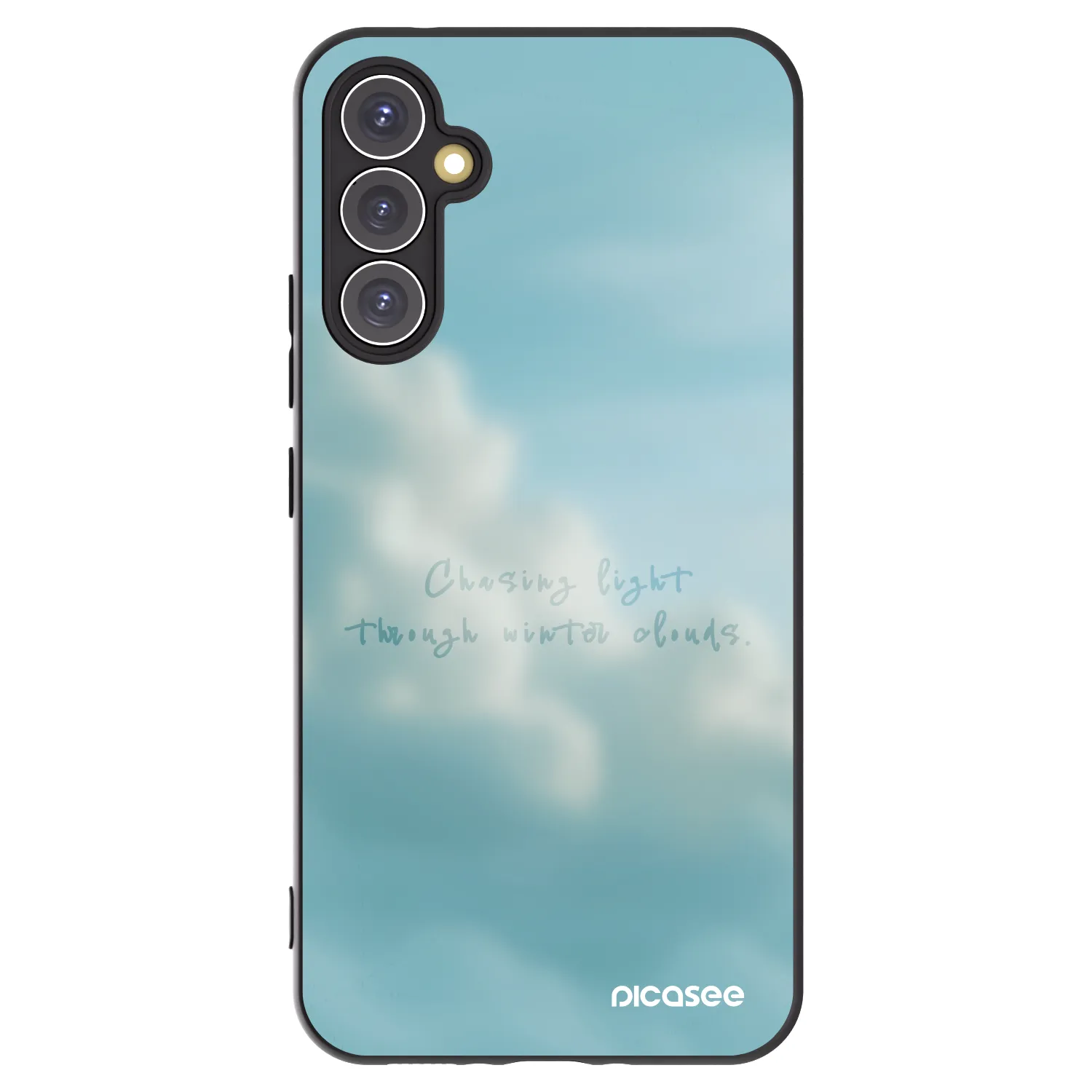 Picasee silikonowe czarne etui na Samsung Galaxy A34 5G A346B - CHASiNG LIGHT