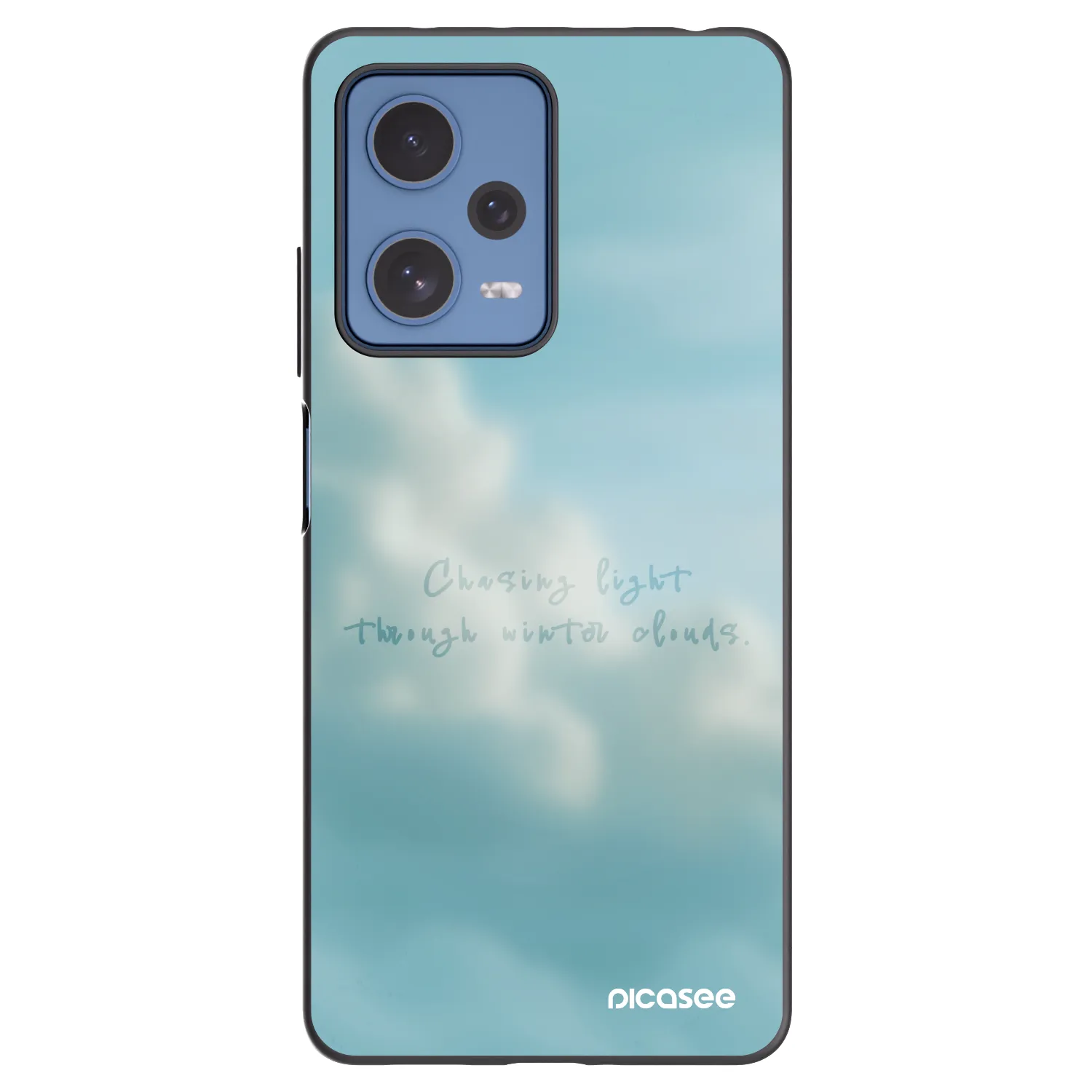 Picasee silikonowe czarne etui na Xiaomi Redmi Note 12 Pro 5G - CHASiNG LIGHT