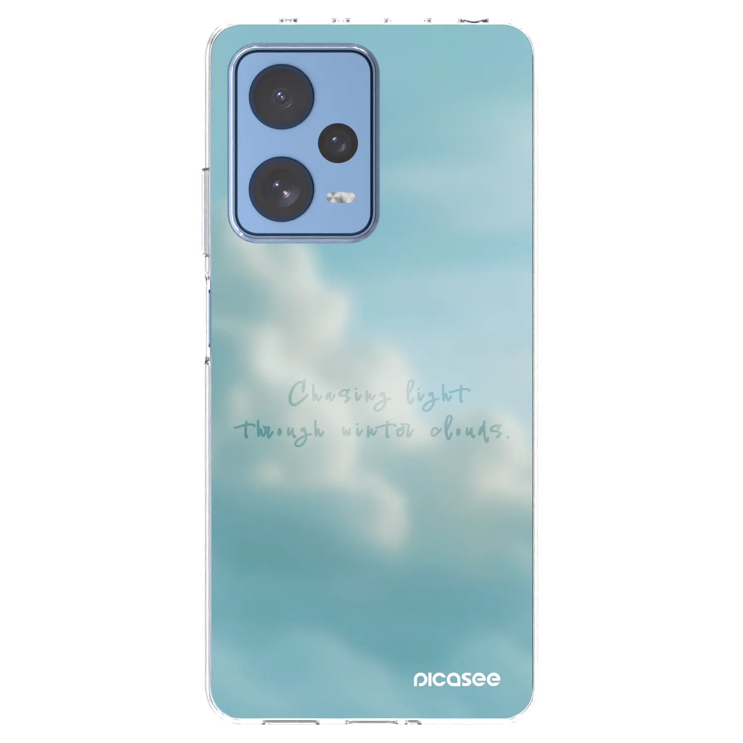 Picasee silikonowe przeźroczyste etui na Xiaomi Redmi Note 12 Pro 5G - CHASiNG LIGHT