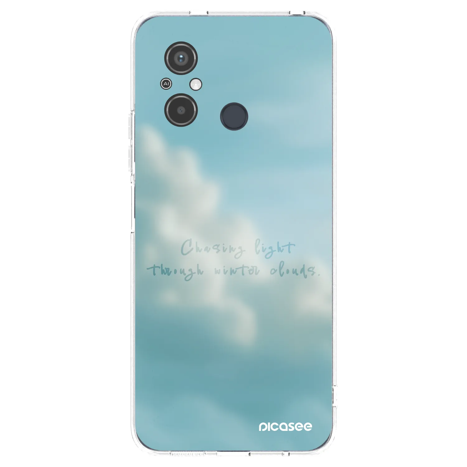 Picasee silikonowe przeźroczyste etui na Xiaomi Redmi 12C - CHASiNG LIGHT
