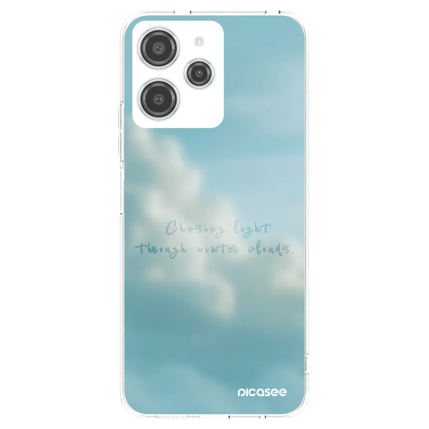 Picasee silikonowe przeźroczyste etui na Xiaomi Redmi 12 4G - CHASiNG LIGHT