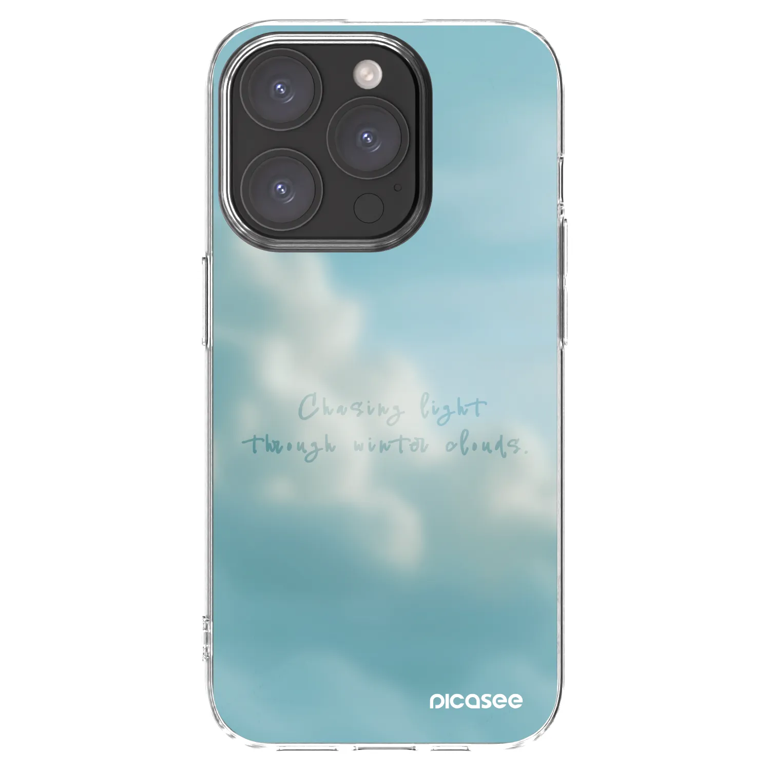Picasee silikonowe przeźroczyste etui na Apple iPhone 15 Pro - CHASiNG LIGHT