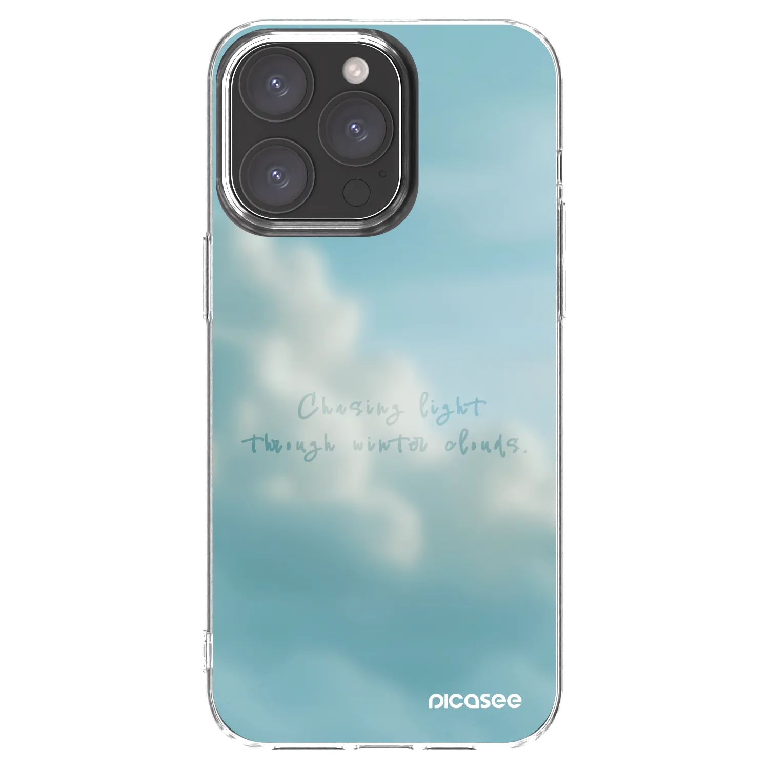 Picasee silikonowe przeźroczyste etui na Apple iPhone 15 Pro Max - CHASiNG LIGHT