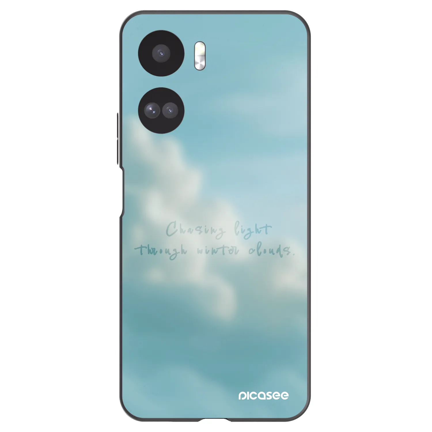 Picasee silikonowe czarne etui na Honor 90 Lite 5G - CHASiNG LIGHT