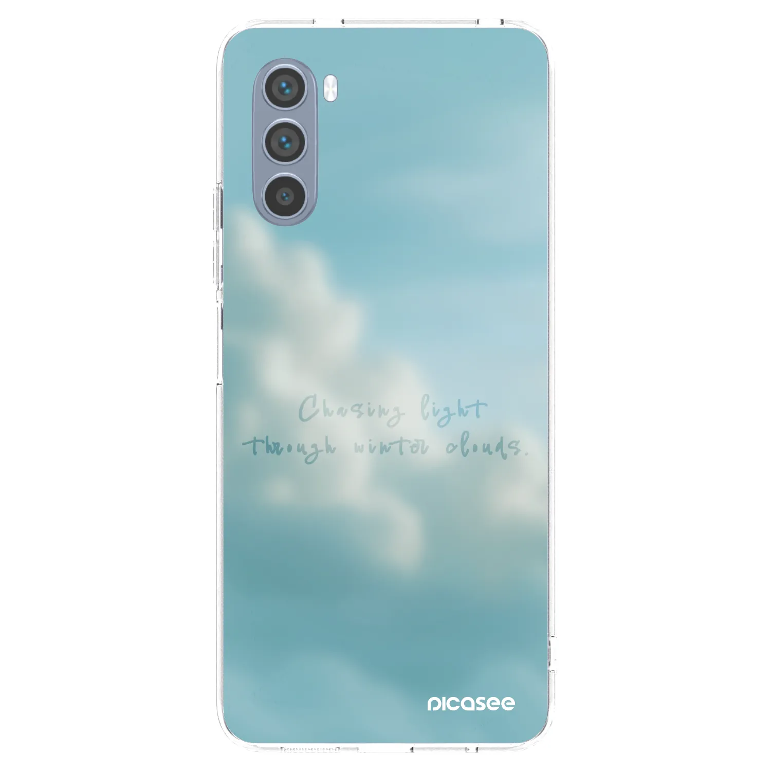 Picasee silikonowe przeźroczyste etui na Motorola Moto G62 - CHASiNG LIGHT