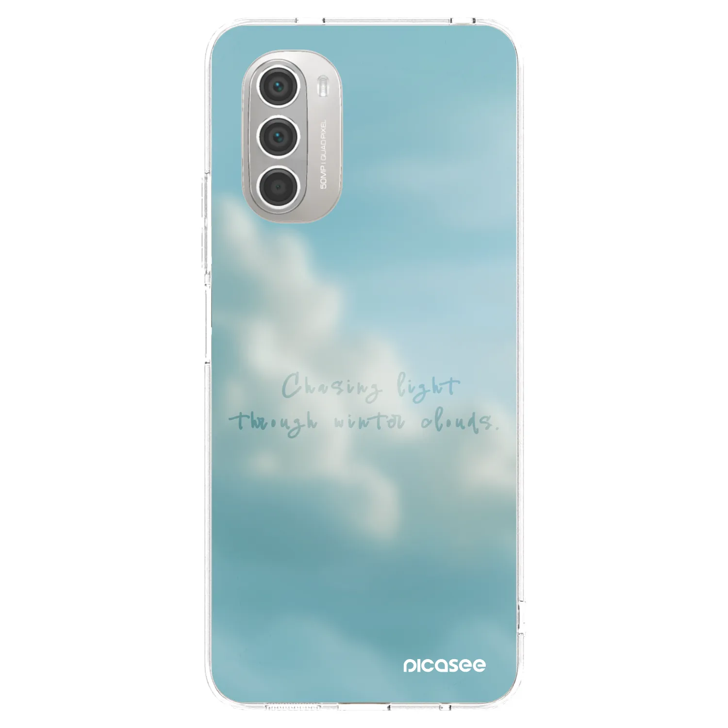 Picasee silikonowe przeźroczyste etui na Motorola Moto G51 - CHASiNG LIGHT