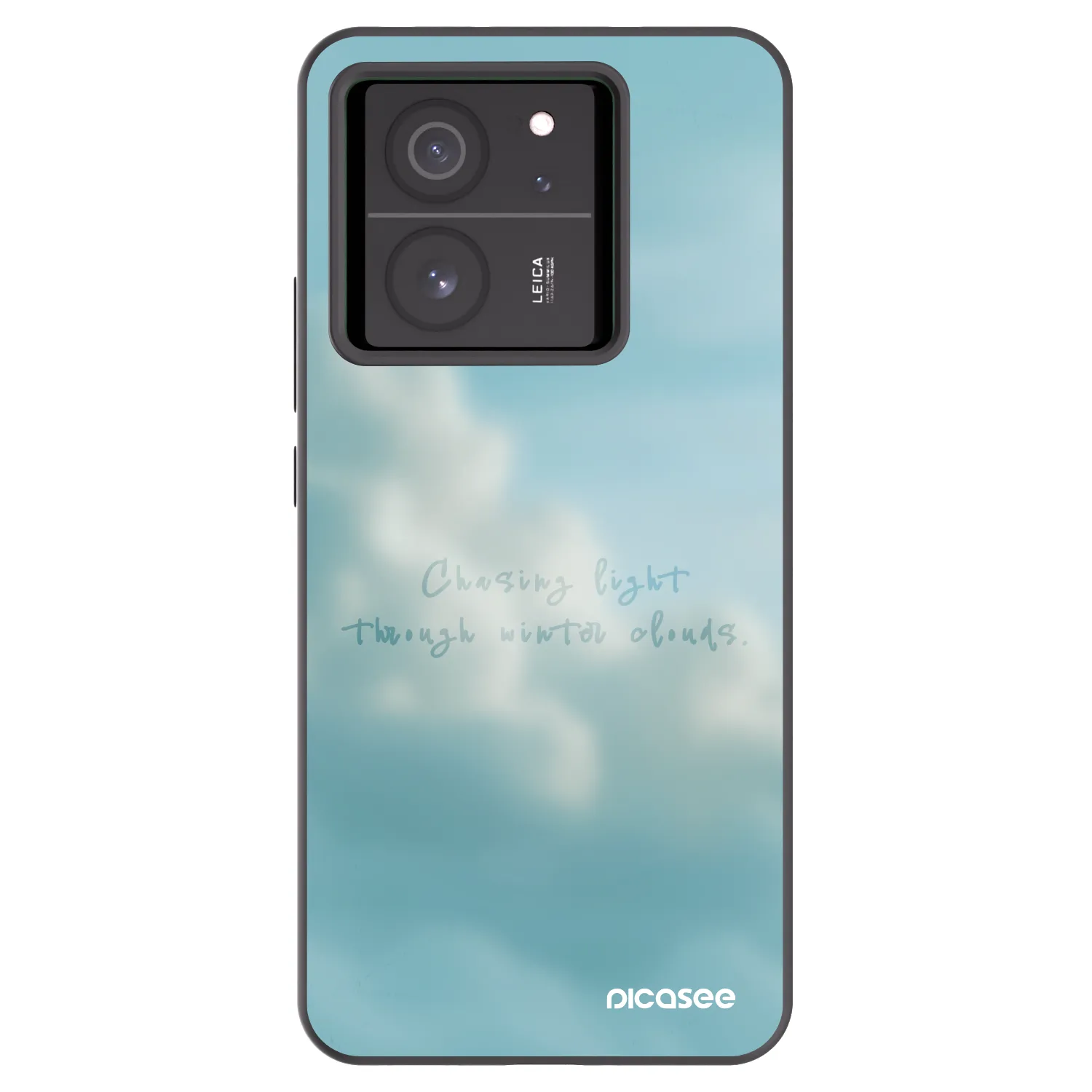 Picasee silikonowe czarne etui na Xiaomi 13T Pro - CHASiNG LIGHT