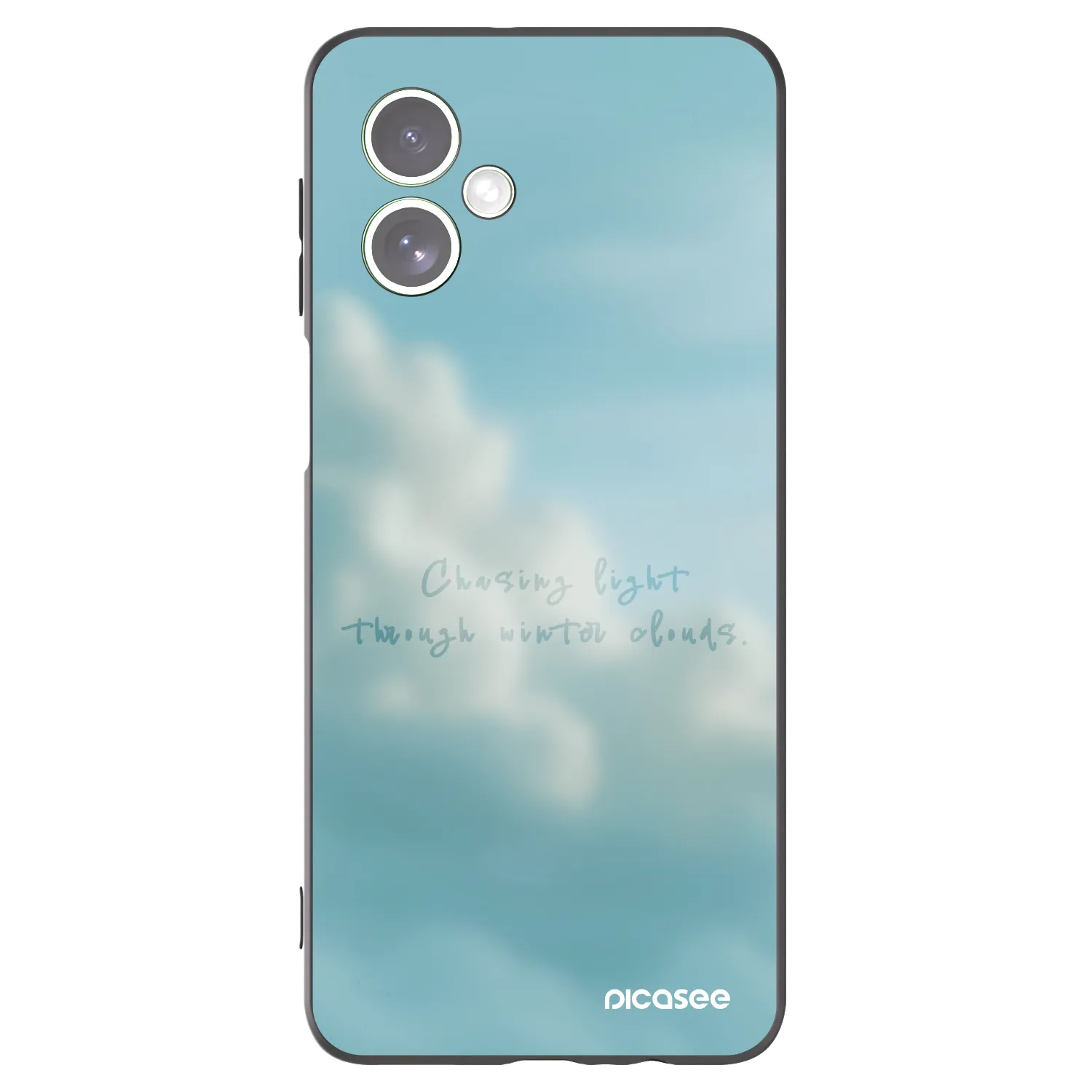 Picasee silikonowe czarne etui na Motorola Moto G54 5G - CHASiNG LIGHT