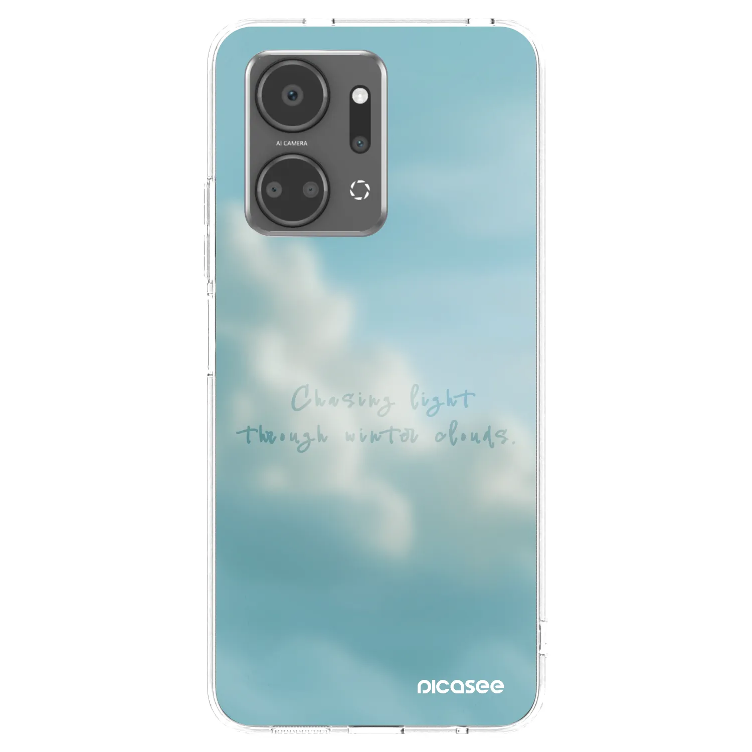 Picasee silikonowe przeźroczyste etui na Honor X7a - CHASiNG LIGHT