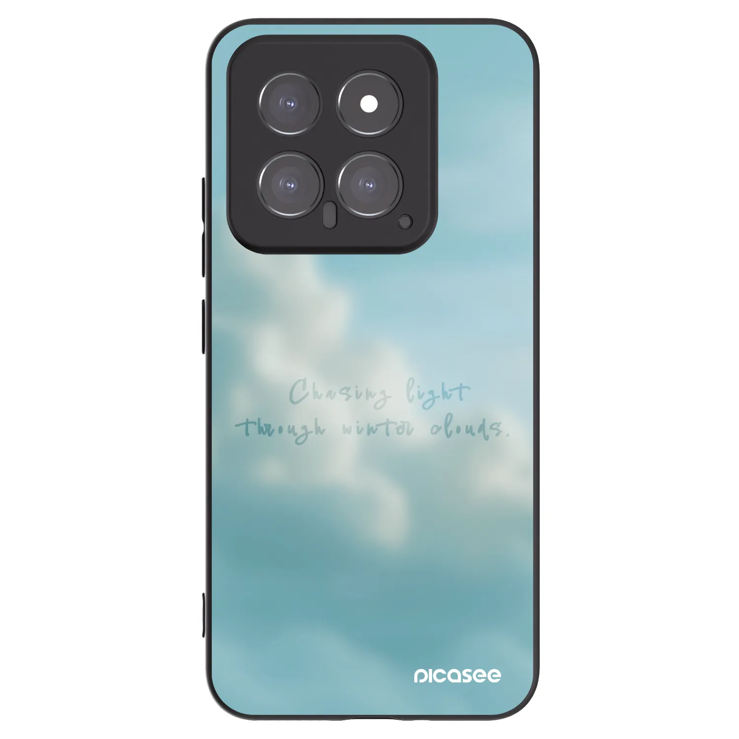 Picasee silikonowe czarne etui na Xiaomi 14 - CHASiNG LIGHT