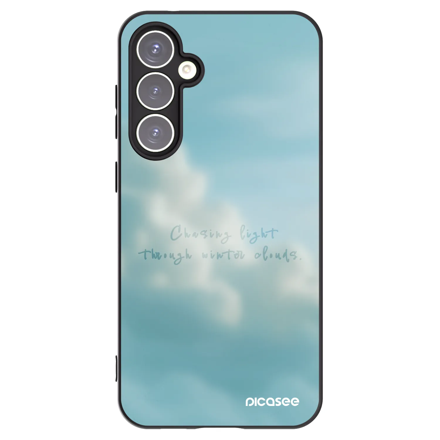 Picasee silikonowe czarne etui na Samsung Galaxy S23 FE S711B - CHASiNG LIGHT