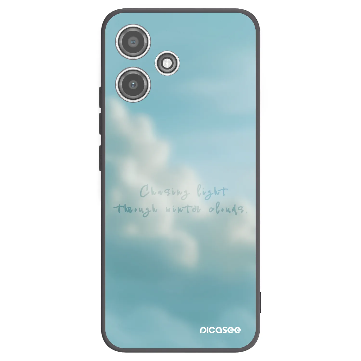 Picasee silikonowe czarne etui na Xiaomi Redmi 12 5G - CHASiNG LIGHT