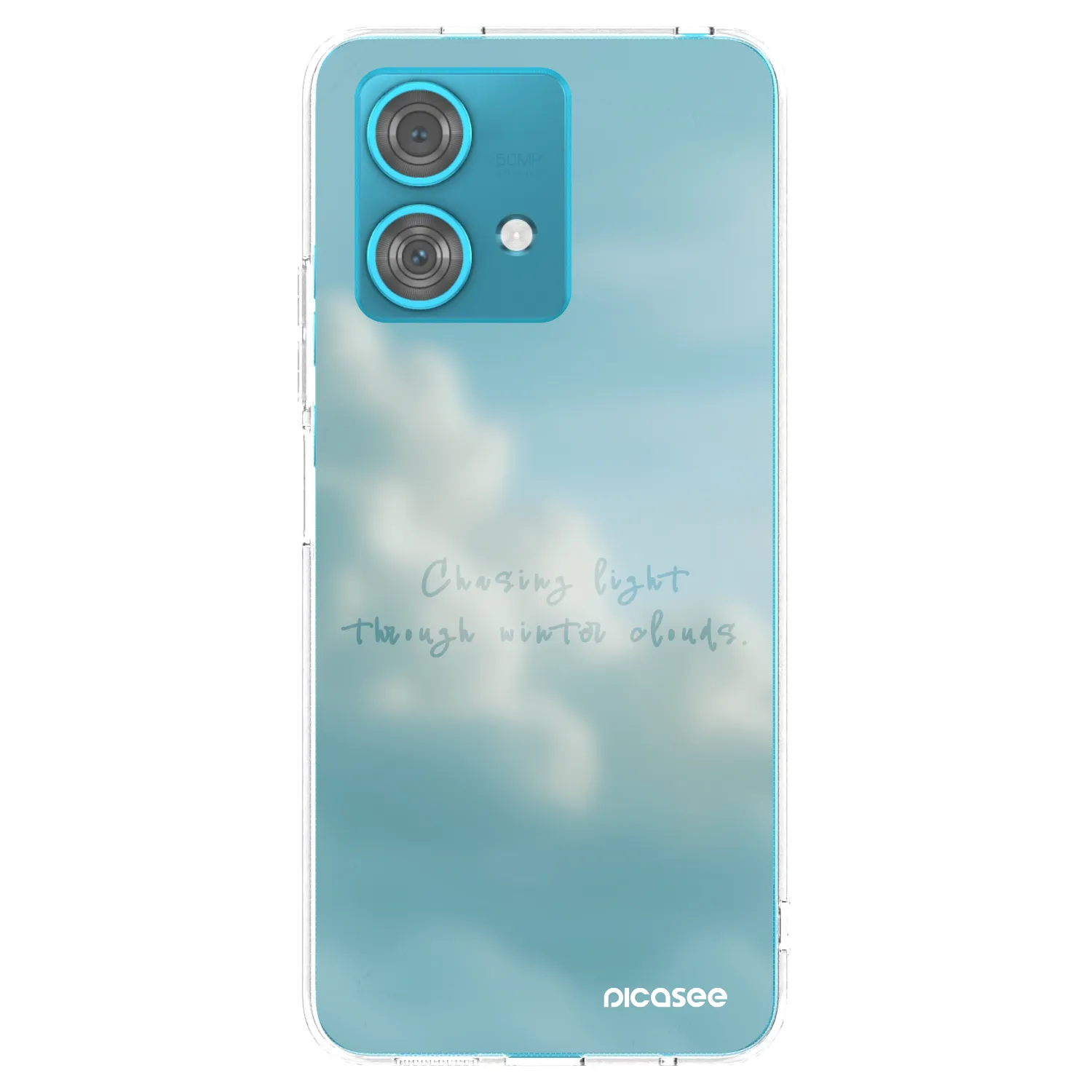 Picasee silikonowe przeźroczyste etui na Motorola Edge 40 Neo - CHASiNG LIGHT