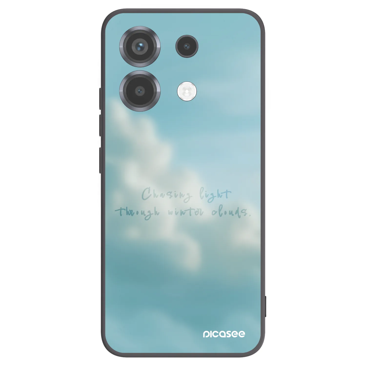 Picasee silikonowe czarne etui na Xiaomi Poco X6 - CHASiNG LIGHT