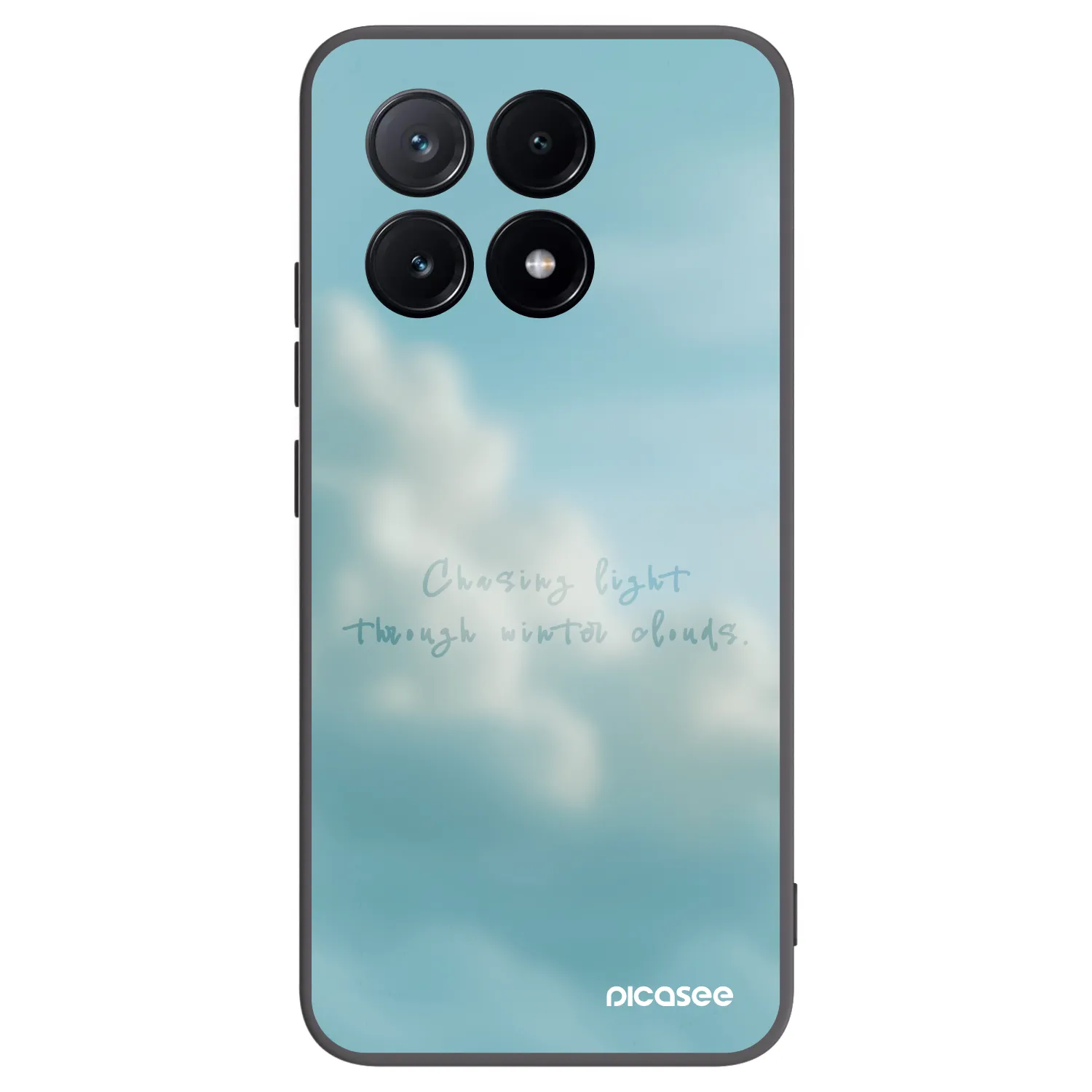 Picasee silikonowe czarne etui na Xiaomi Poco X6 Pro - CHASiNG LIGHT