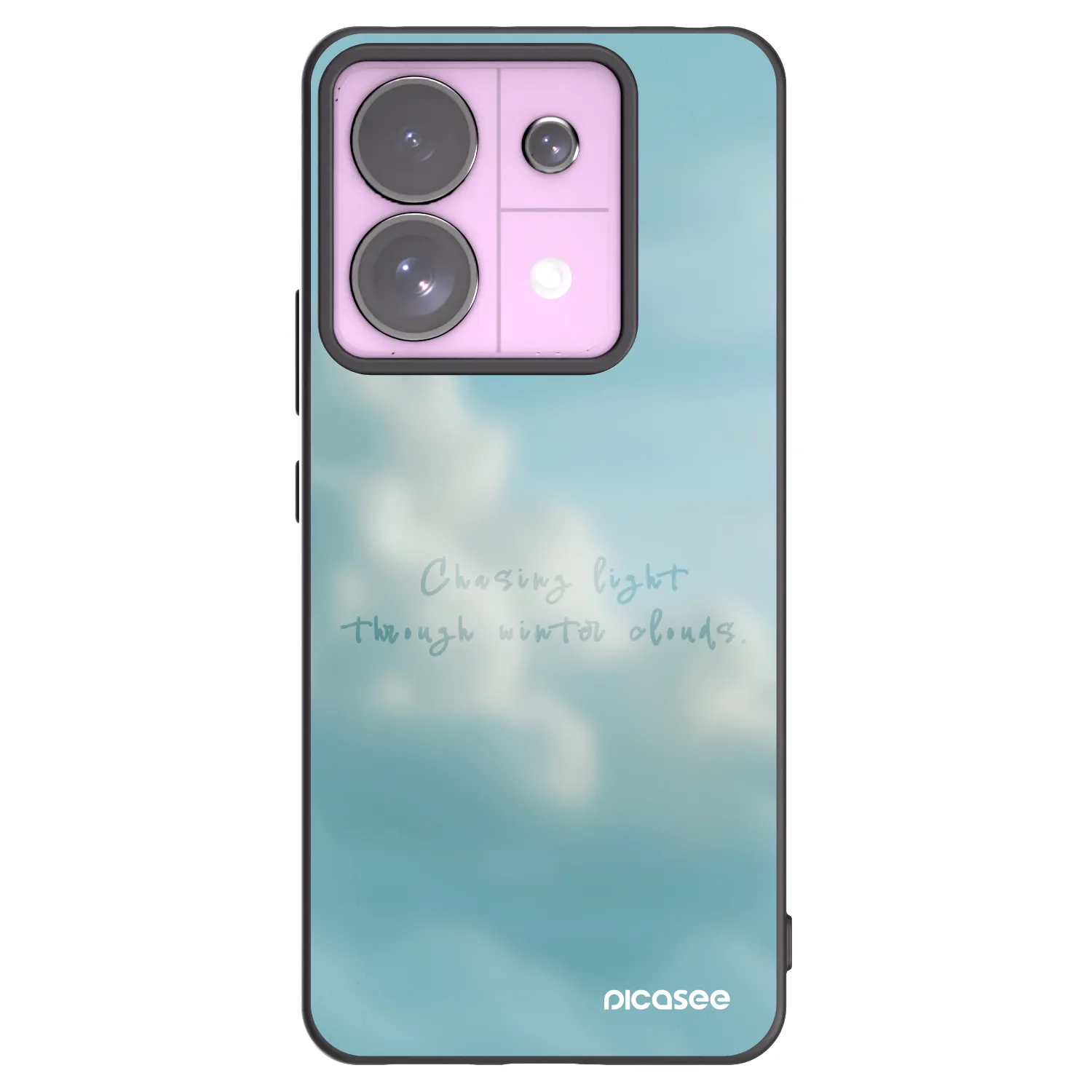 Picasee silikonowe czarne etui na Xiaomi Redmi Note 13 Pro 5G - CHASiNG LIGHT