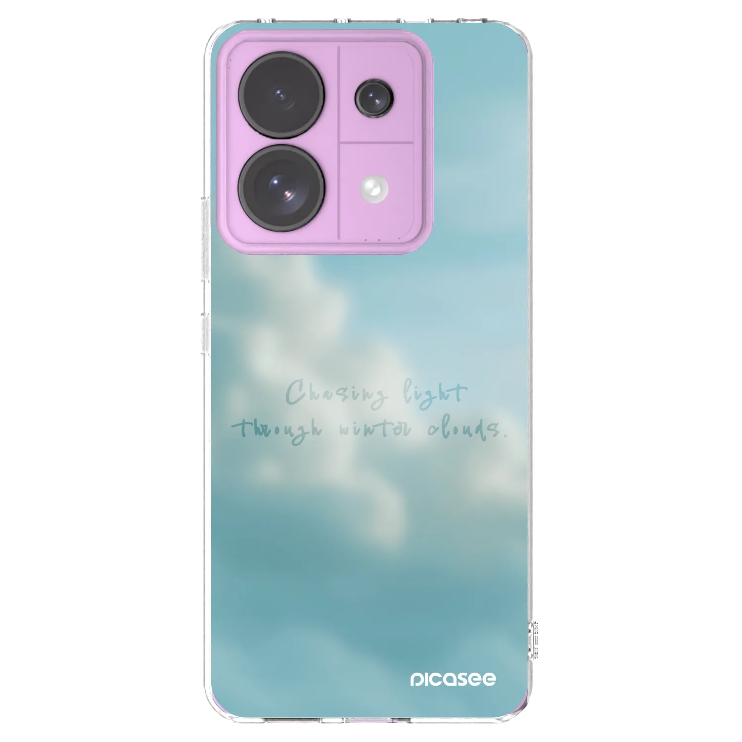 Picasee silikonowe przeźroczyste etui na Xiaomi Redmi Note 13 Pro 5G - CHASiNG LIGHT