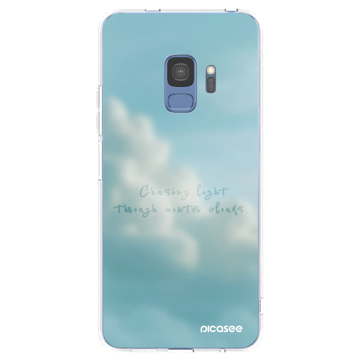 Picasee silikonowe przeźroczyste etui na Samsung Galaxy S9 G960F - CHASiNG LIGHT