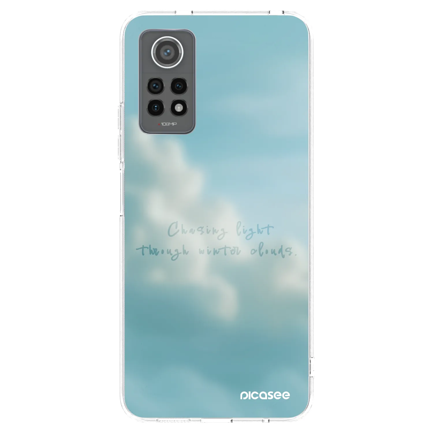 Picasee silikonowe przeźroczyste etui na Xiaomi Redmi Note 12 Pro 4G - CHASiNG LIGHT