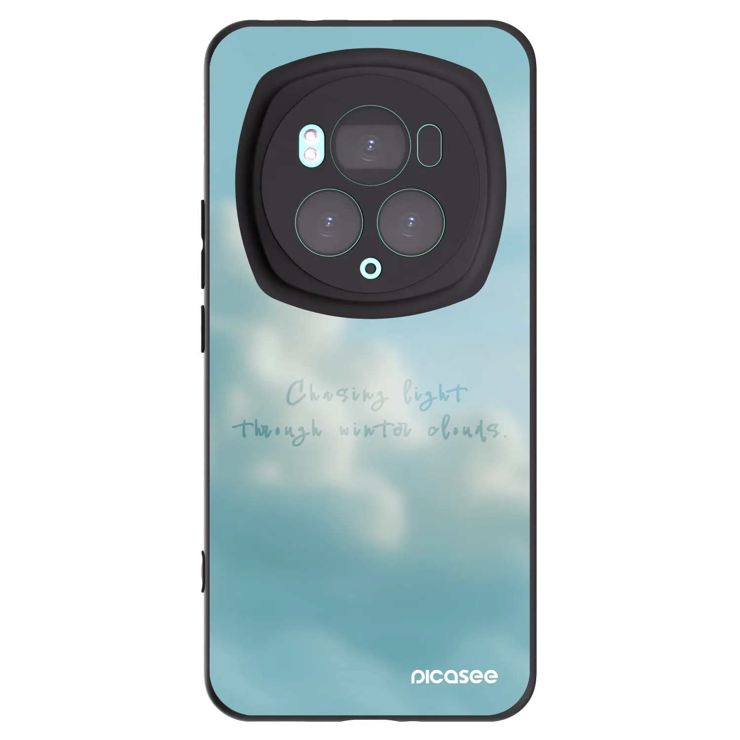 Picasee silikonowe czarne etui na Honor Magic6 Pro - CHASiNG LIGHT