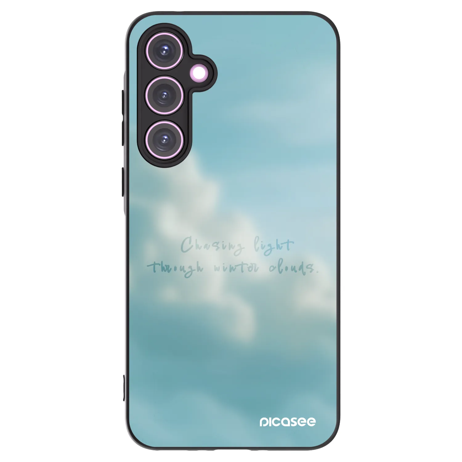 Picasee silikonowe czarne etui na Samsung Galaxy A35 5G A356B - CHASiNG LIGHT