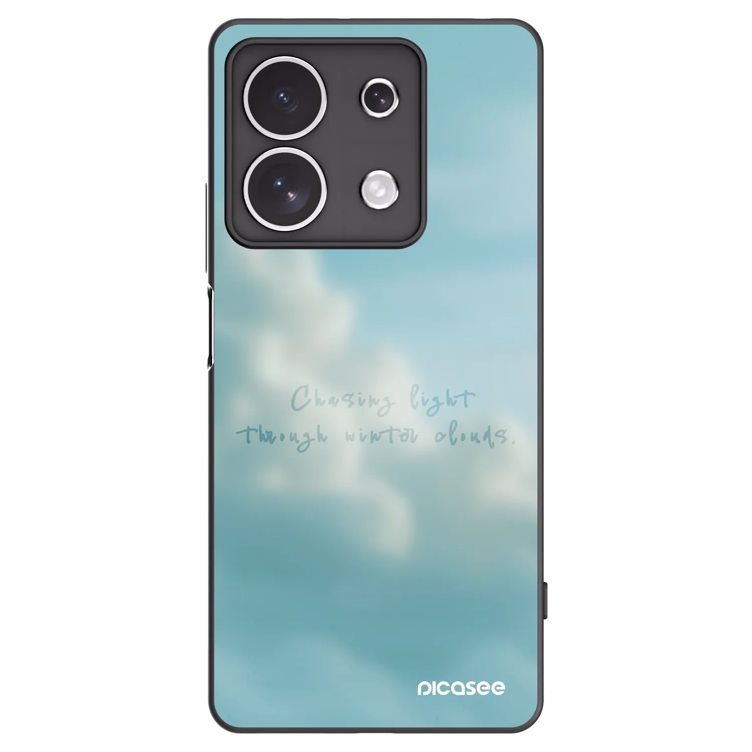 Picasee silikonowe czarne etui na Xiaomi Redmi Note 13 4G - CHASiNG LIGHT