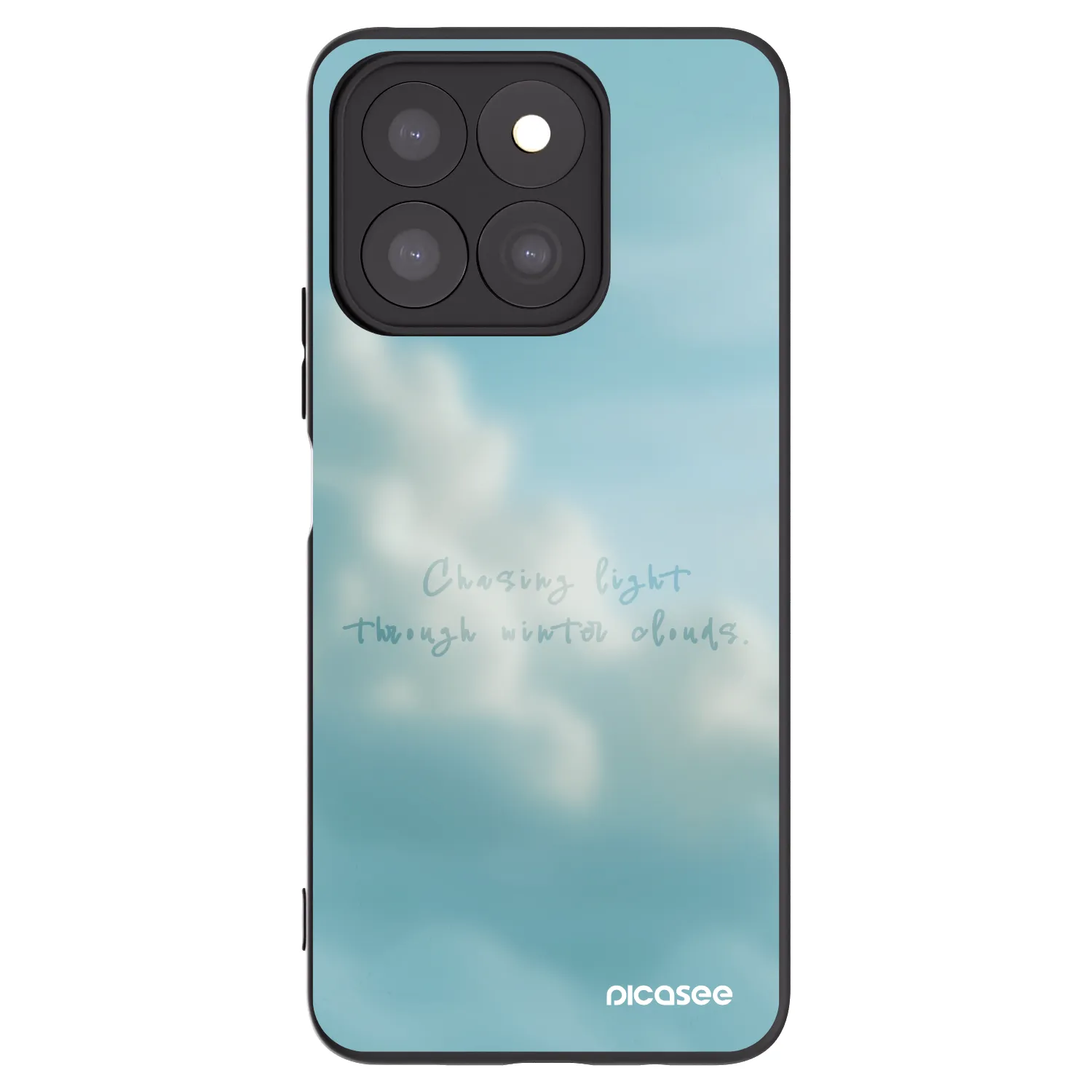 Picasee silikonowe czarne etui na Honor X8b - CHASiNG LIGHT