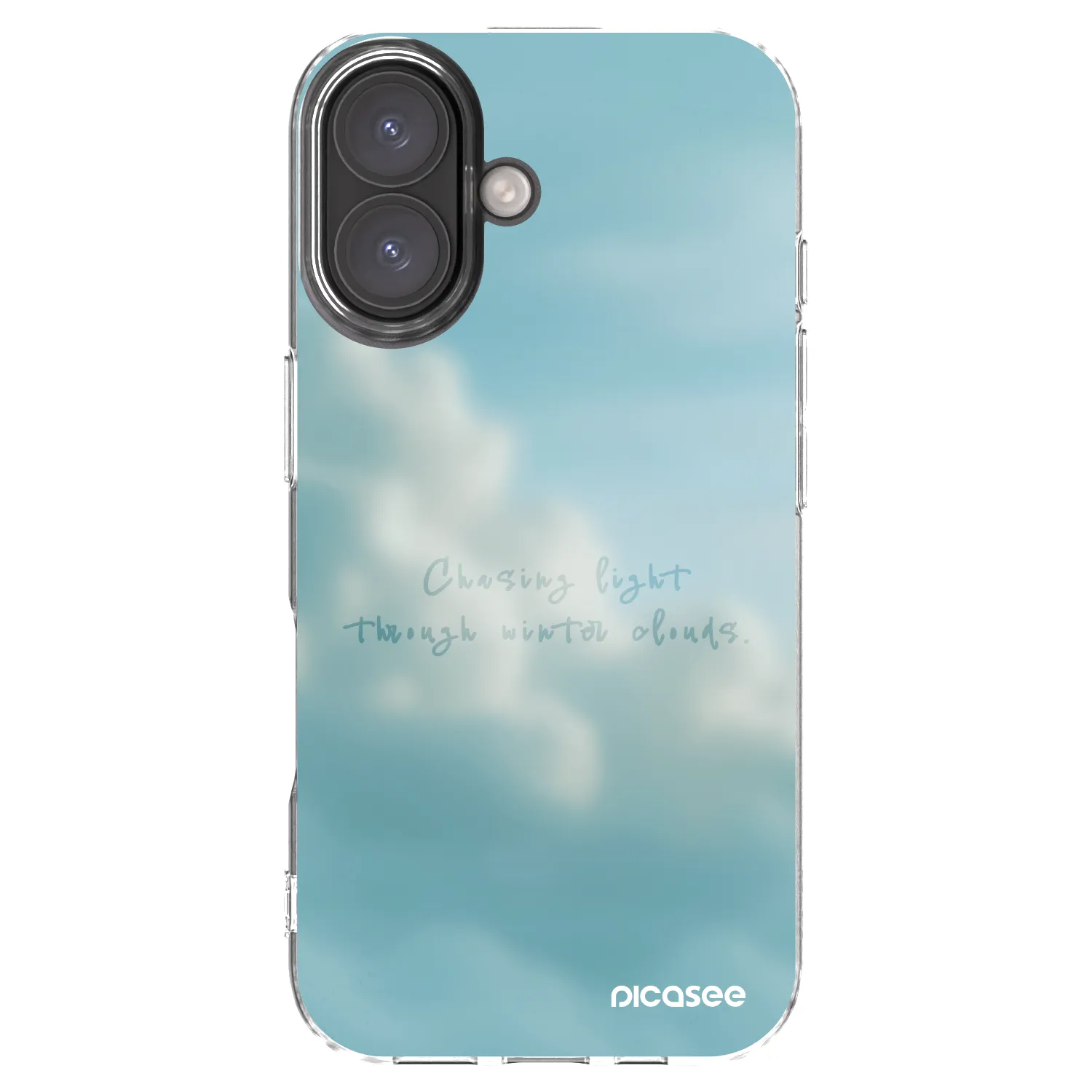 Picasee silikonowe przeźroczyste etui na Apple iPhone 16 - CHASiNG LIGHT