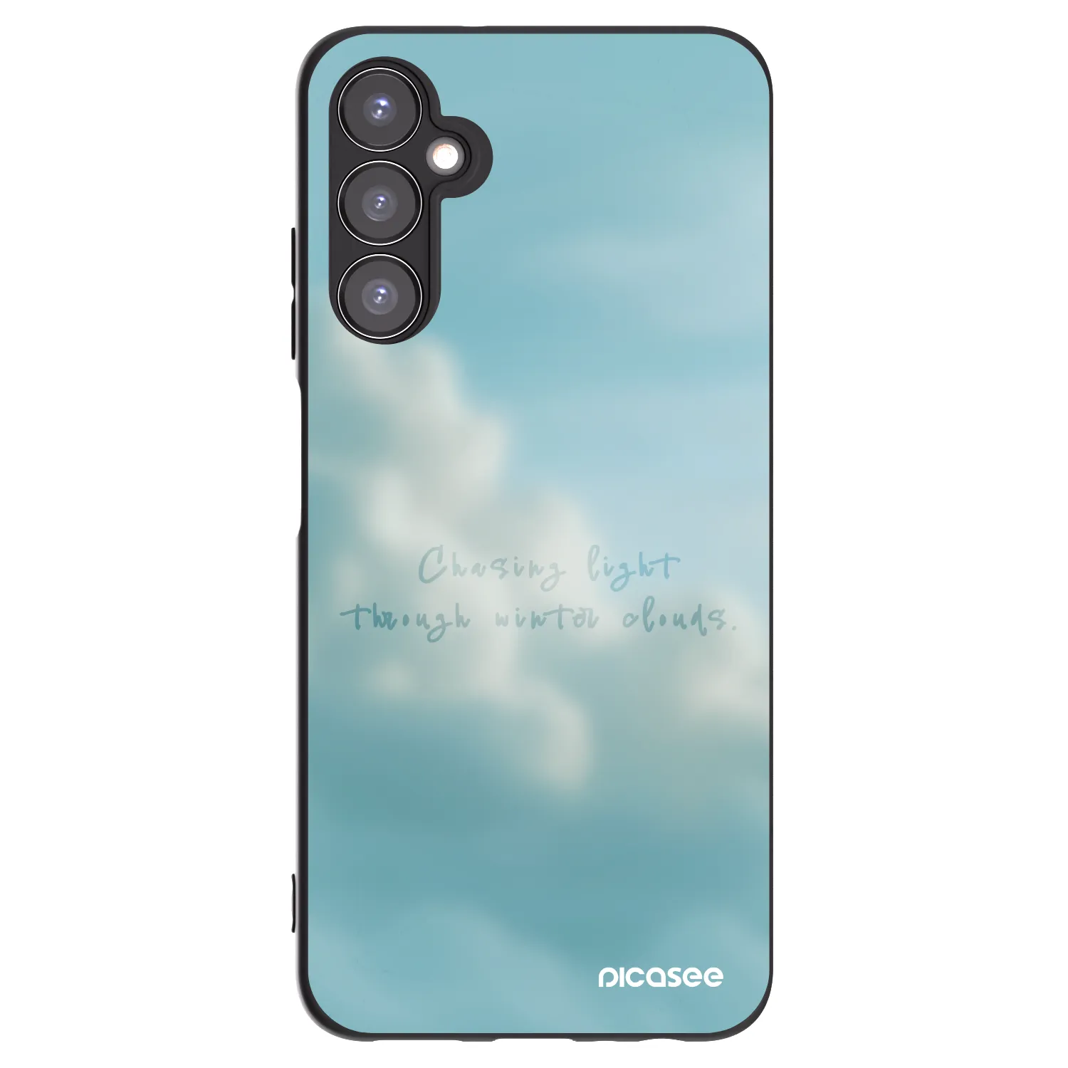 Picasee silikonowe czarne etui na Samsung Galaxy A05s A057G - CHASiNG LIGHT