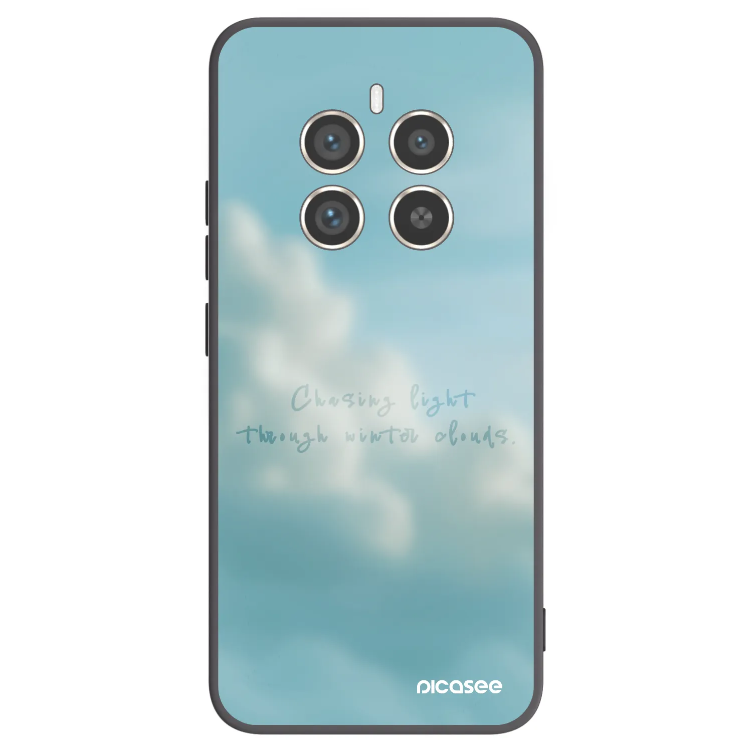 Picasee silikonowe czarne etui na Realme 12 Pro 5G - CHASiNG LIGHT