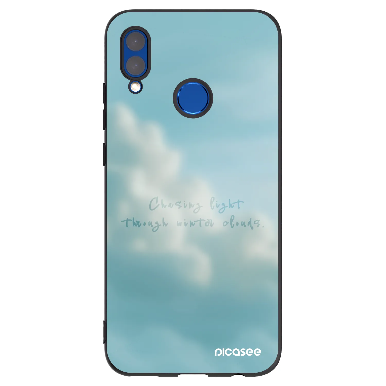 Picasee silikonowe czarne etui na Huawei P Smart 2019 - CHASiNG LIGHT